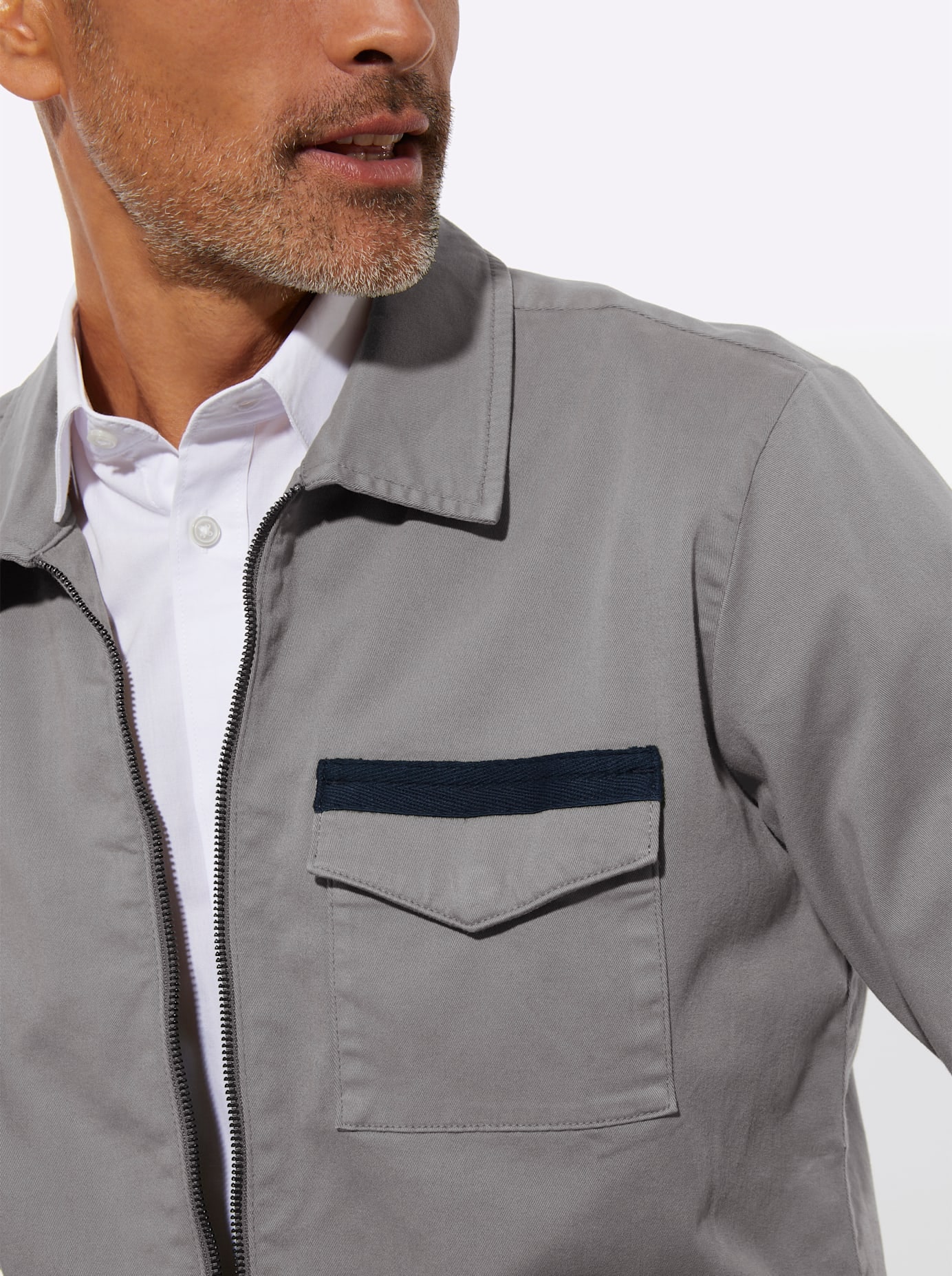 Classic Langjacke ohne Kapuze