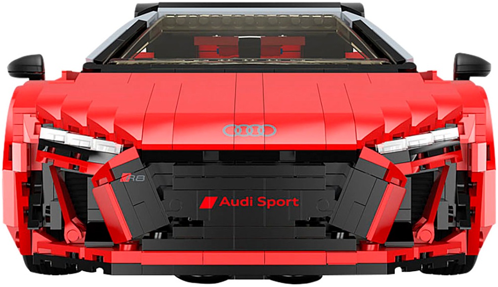 Jamara Konstruktions-Spielset »Audi R8 Spyder 1:14 rot Bricks«, (1440 St.), Maßstab 1:14, offiziell lizensiert