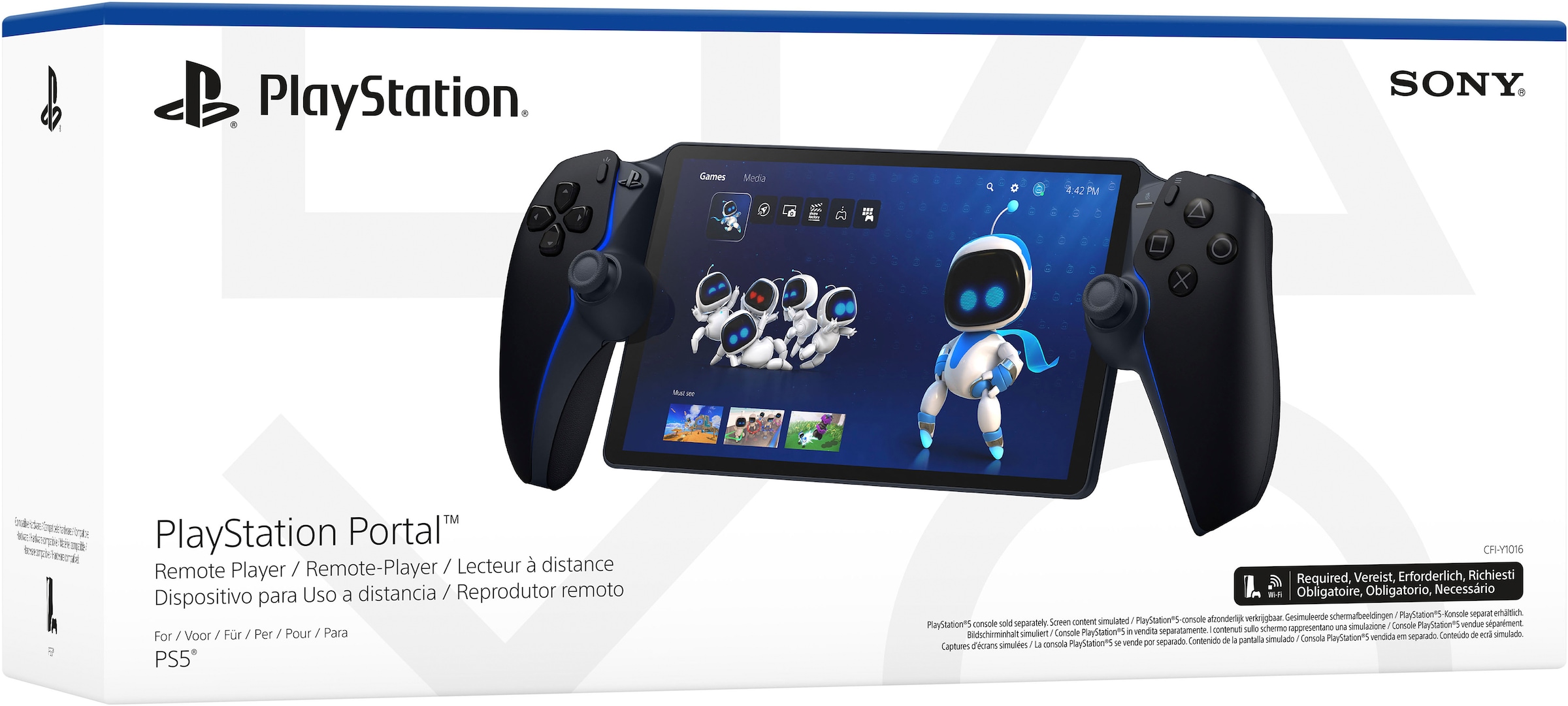 PlayStation 5 Spielekonsole »Portal Remote-Player Midnight Black«