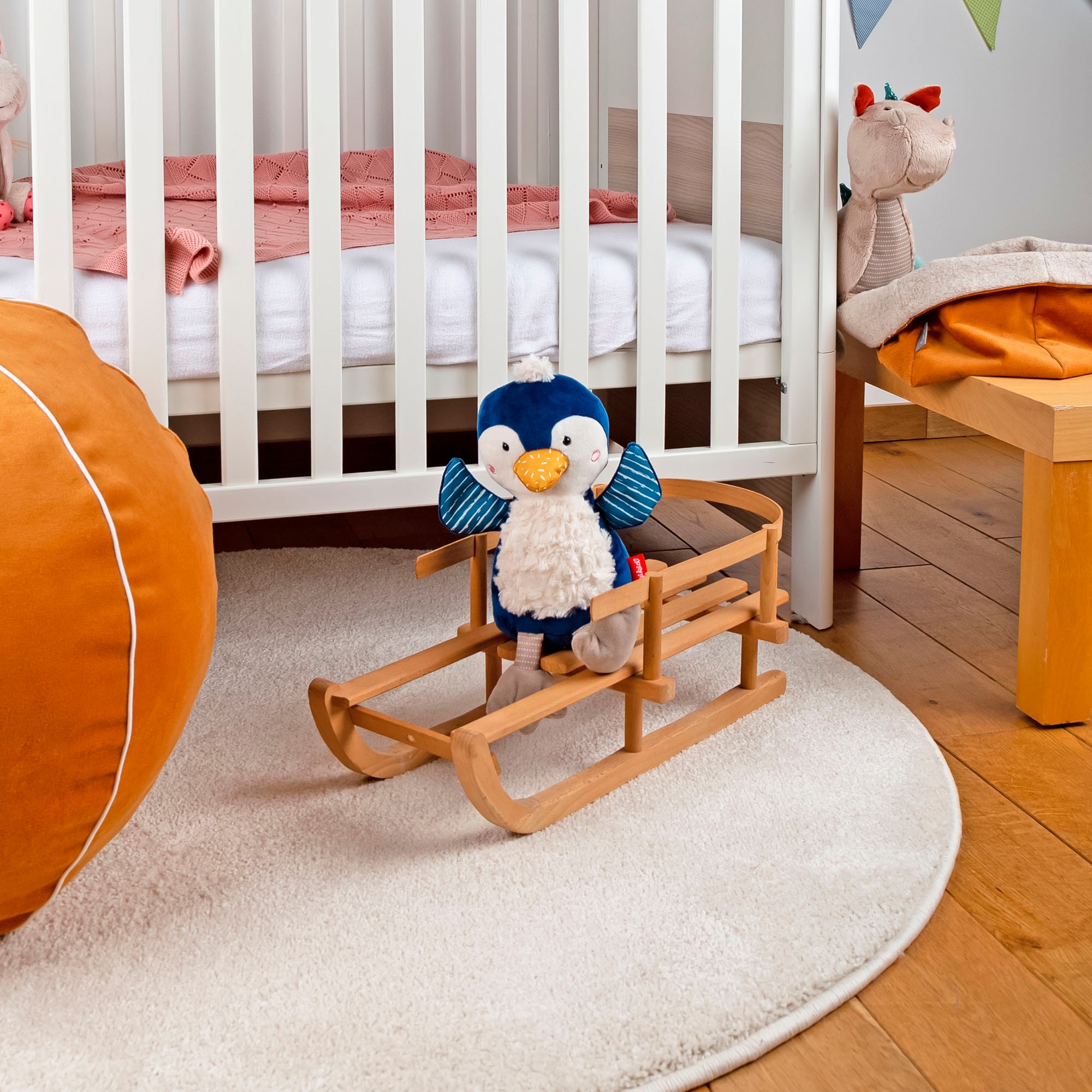 Sigikid Kuscheltier »Patchwork Sweety Yellow, Pinguin«