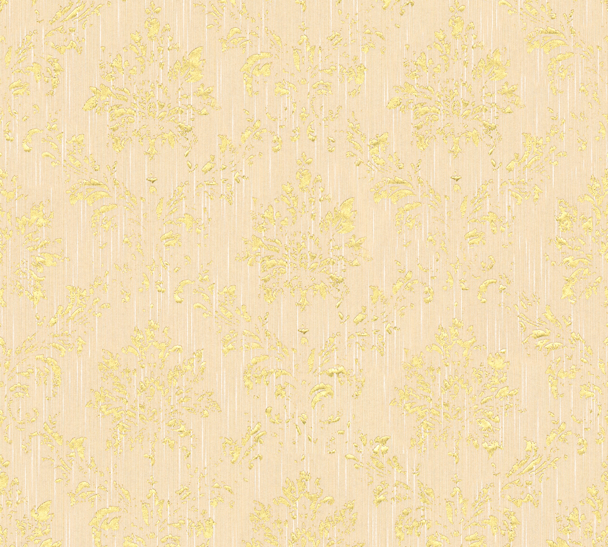 Architects Paper Textiltapete "Metallic Silk" Barock Glänzend Matt Leicht Strukturiert Ornament Tapete Barock Tapeten Wohnzimmer Schlafzimmer Küche