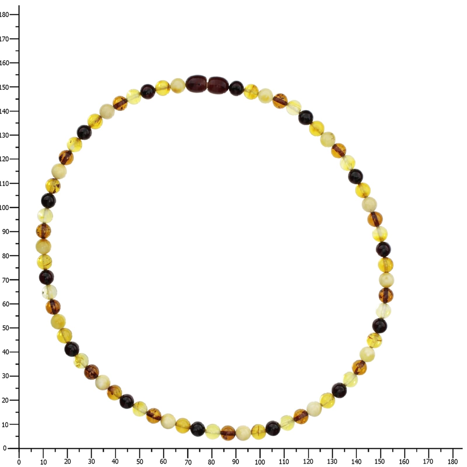 OSTSEE-SCHMUCK Gliederkette »Ostsee-Schmuck Kette Kugel 6 mm Kette Kugel 6 mm«, (1 tlg.)