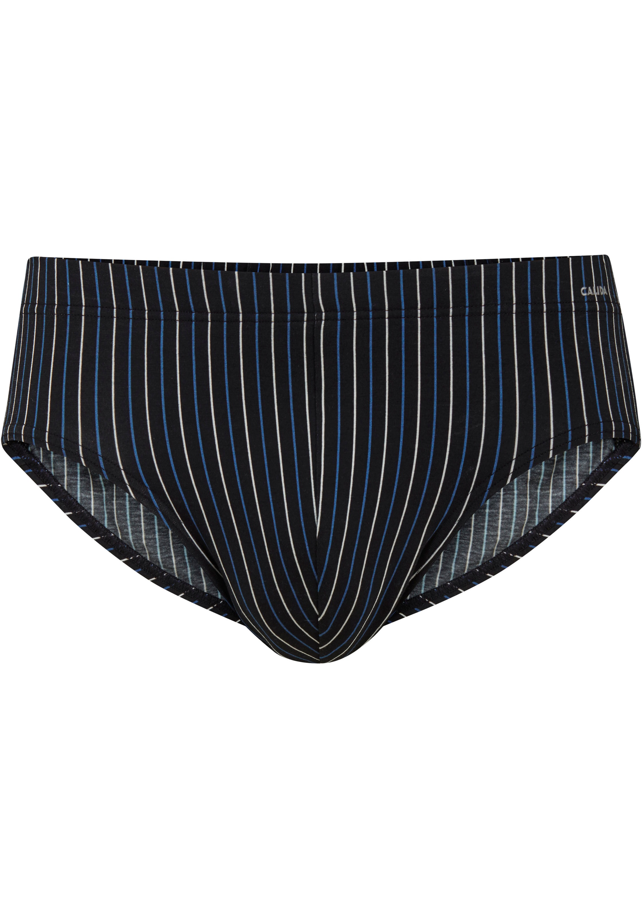 CALIDA Slip "Cotton Code" weicher Elastikbund, Baumwollmix, Streifen-Design günstig online kaufen