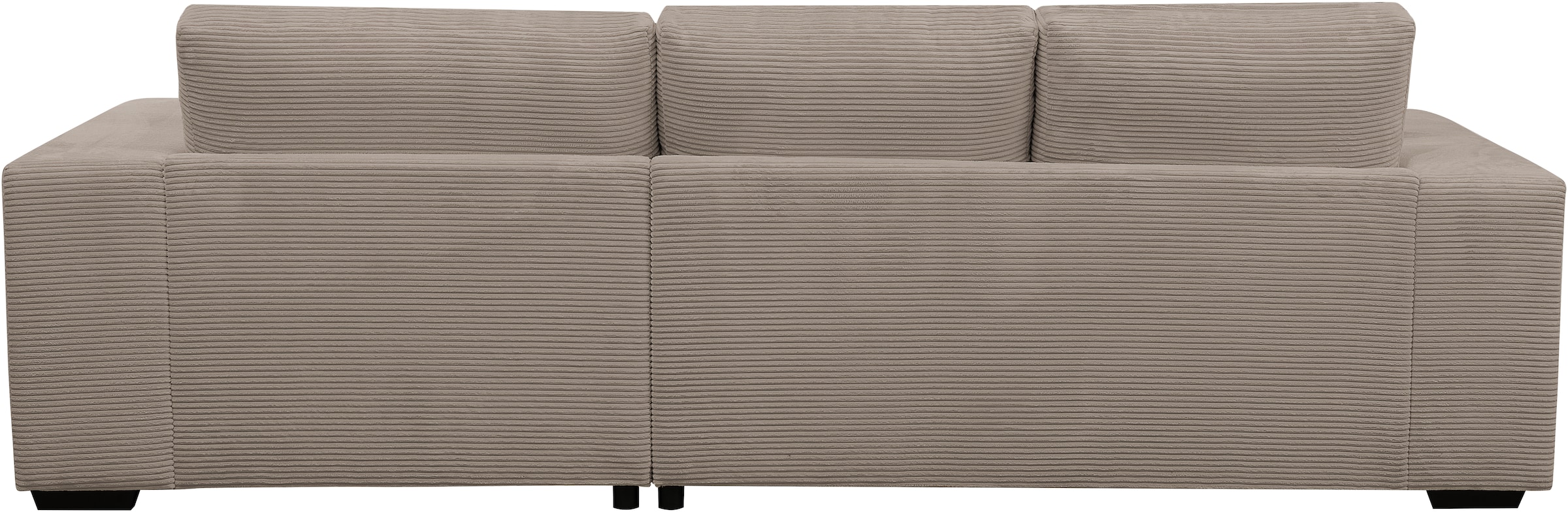WERK2 Ecksofa »Eden modern und zeitlos, geschmackvolles Sofa, Breite 286cm, L-Form«, Design Ecksofa in Cord mit besonders weichem Sitzkomfort
