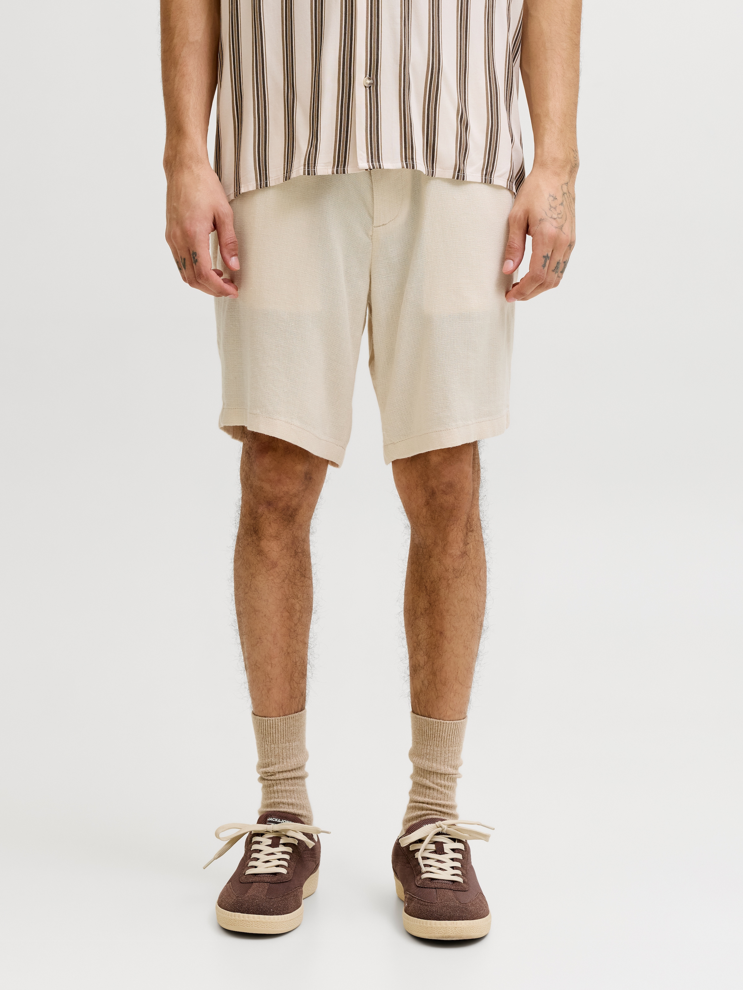 Jack & Jones Chinoshorts »JPSTACE MYKONOS LINEN BLEND SHORTS SRT«