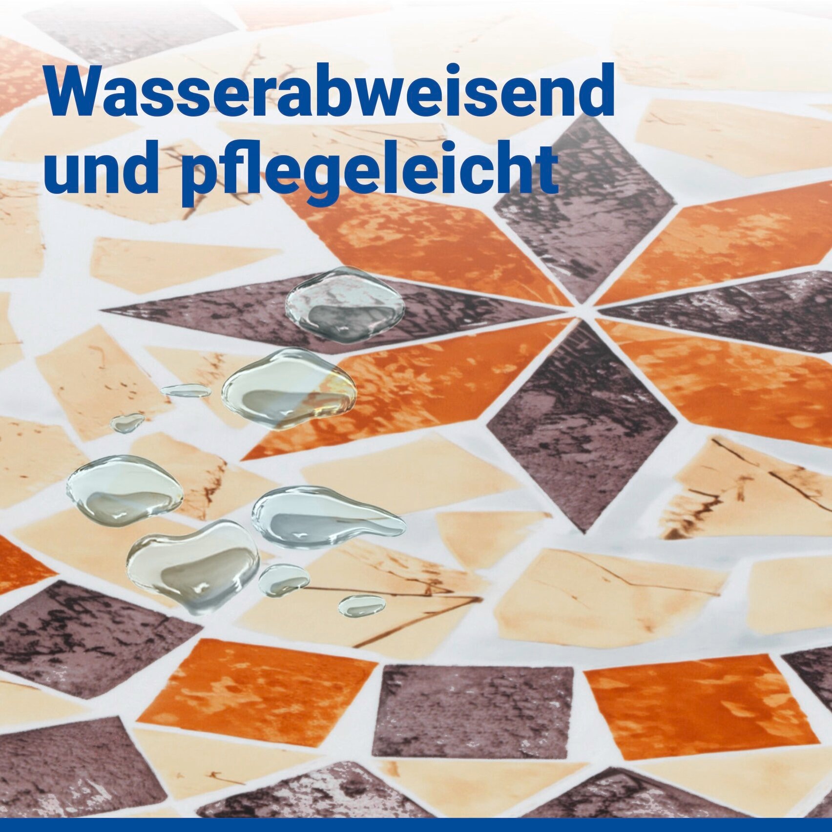 Maximex Gartentischdecke »Spann-Tischdecke Mediterran« Ø 85-105 cm, abwaschbar, wetterfest