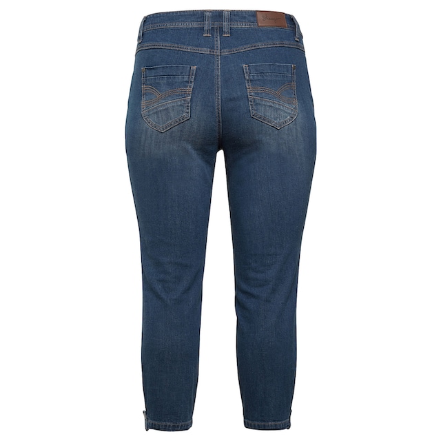 Sheego Stretch-Jeans »Große Größen«, in 7/8-Länge mit Destroyed-Effekten  für bestellen | BAUR