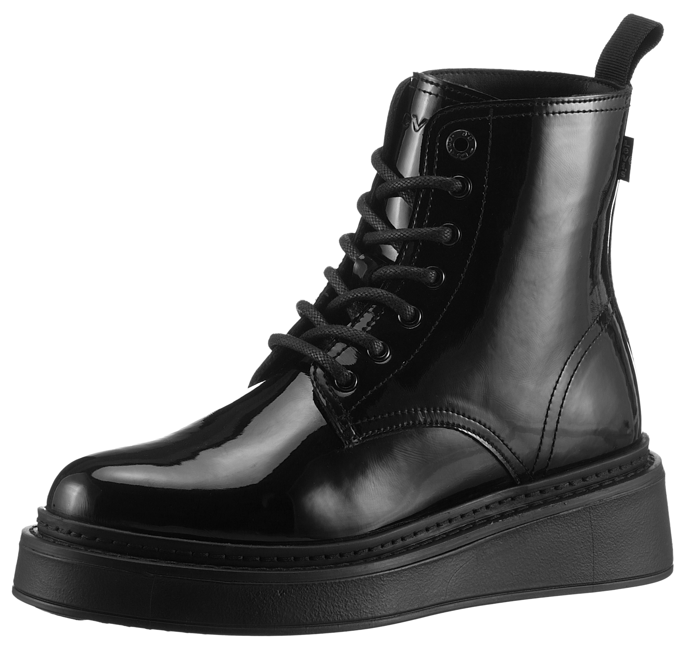 Levis Schnürboots "HARLOW", Plateau, Schnürstiefelette, Boots in runder Form