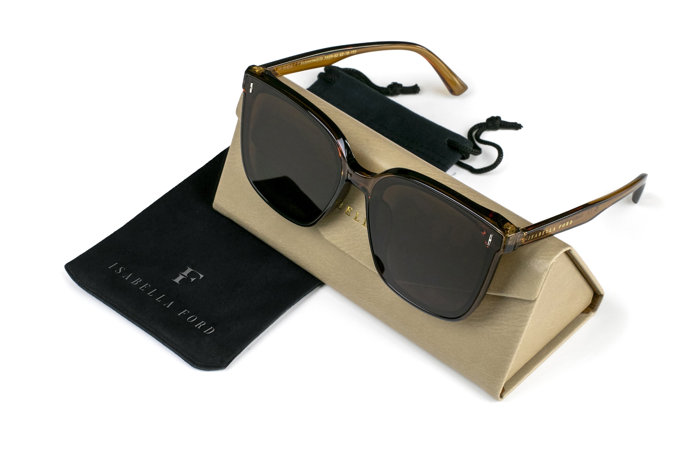 ISABELLA FORD Sonnenbrille »FA09-02« Glass 0.74MM Polarized Lens UV400，CAT3.0