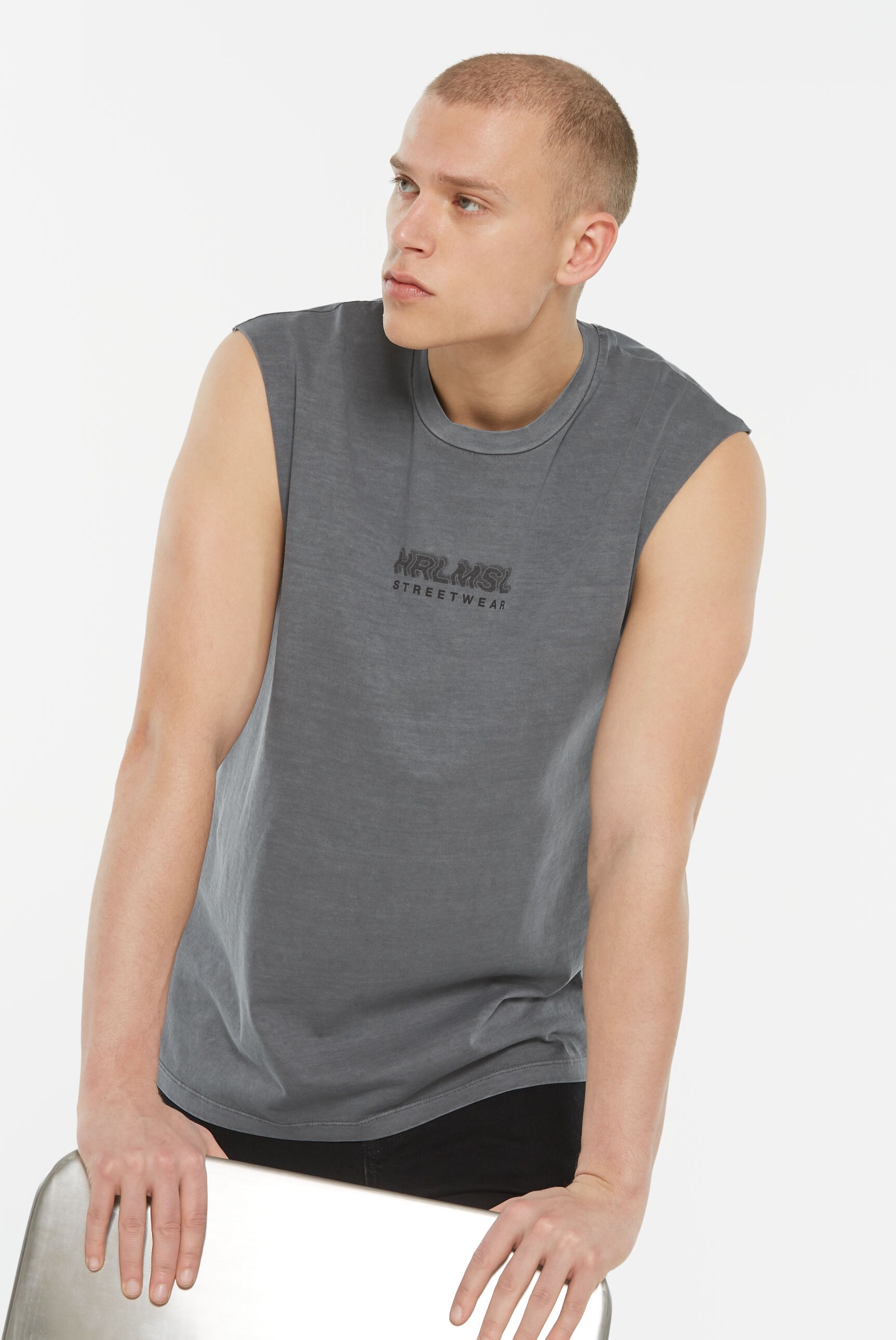 Harlem Soul Muscleshirt mit offenen Kanten