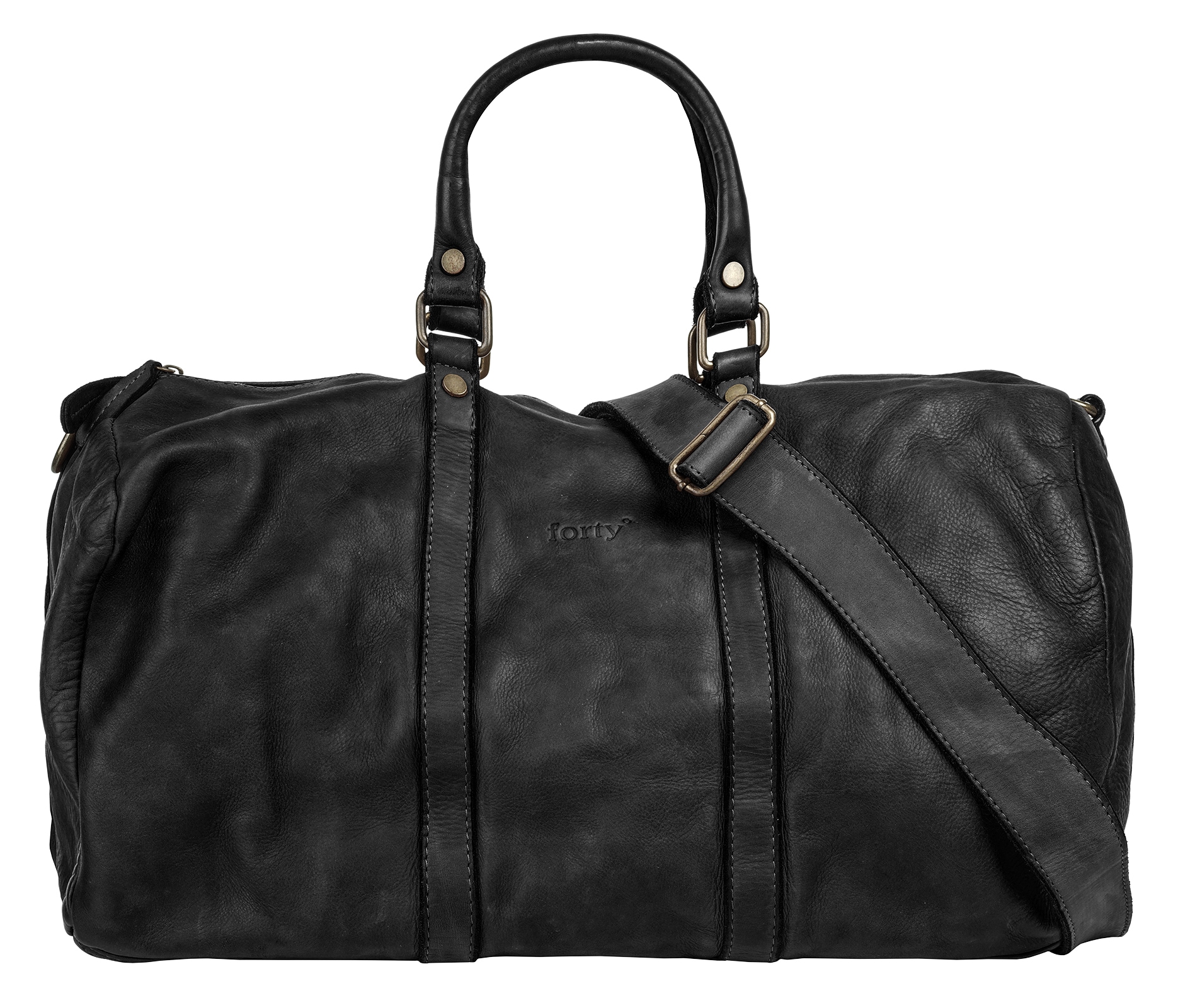 forty Reisetasche, echt Leder, Made in Italy