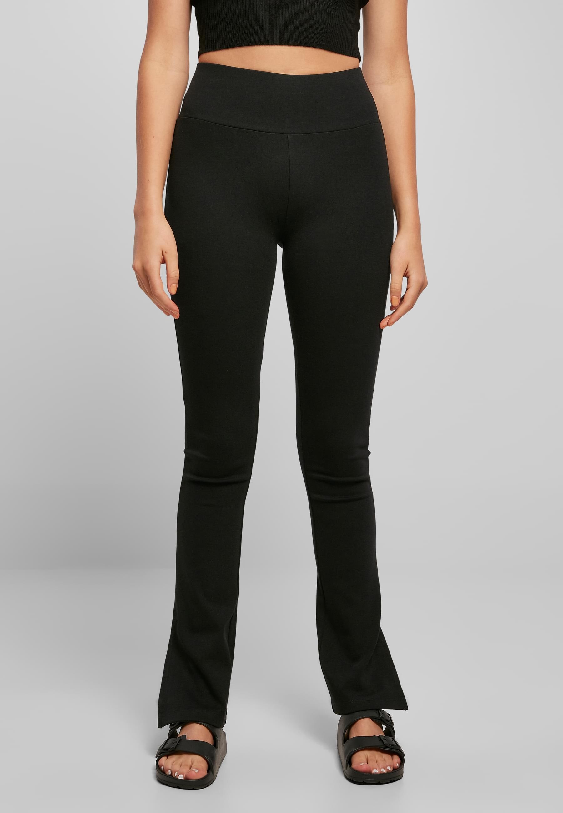URBAN CLASSICS Leggings »Urban Classics Damen Ladies High Waist Side Slit Leggings«, (1 tlg.)