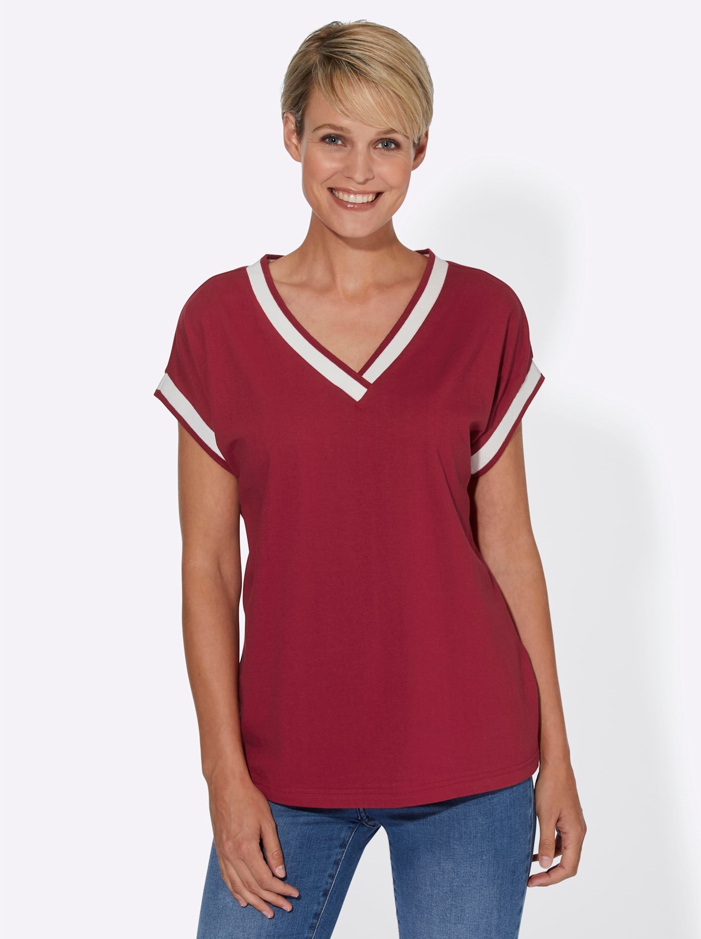 Classic Basics Kurzarmshirt "Kurzarm-Shirt" 1 Stk. tlg. günstig online kaufen
