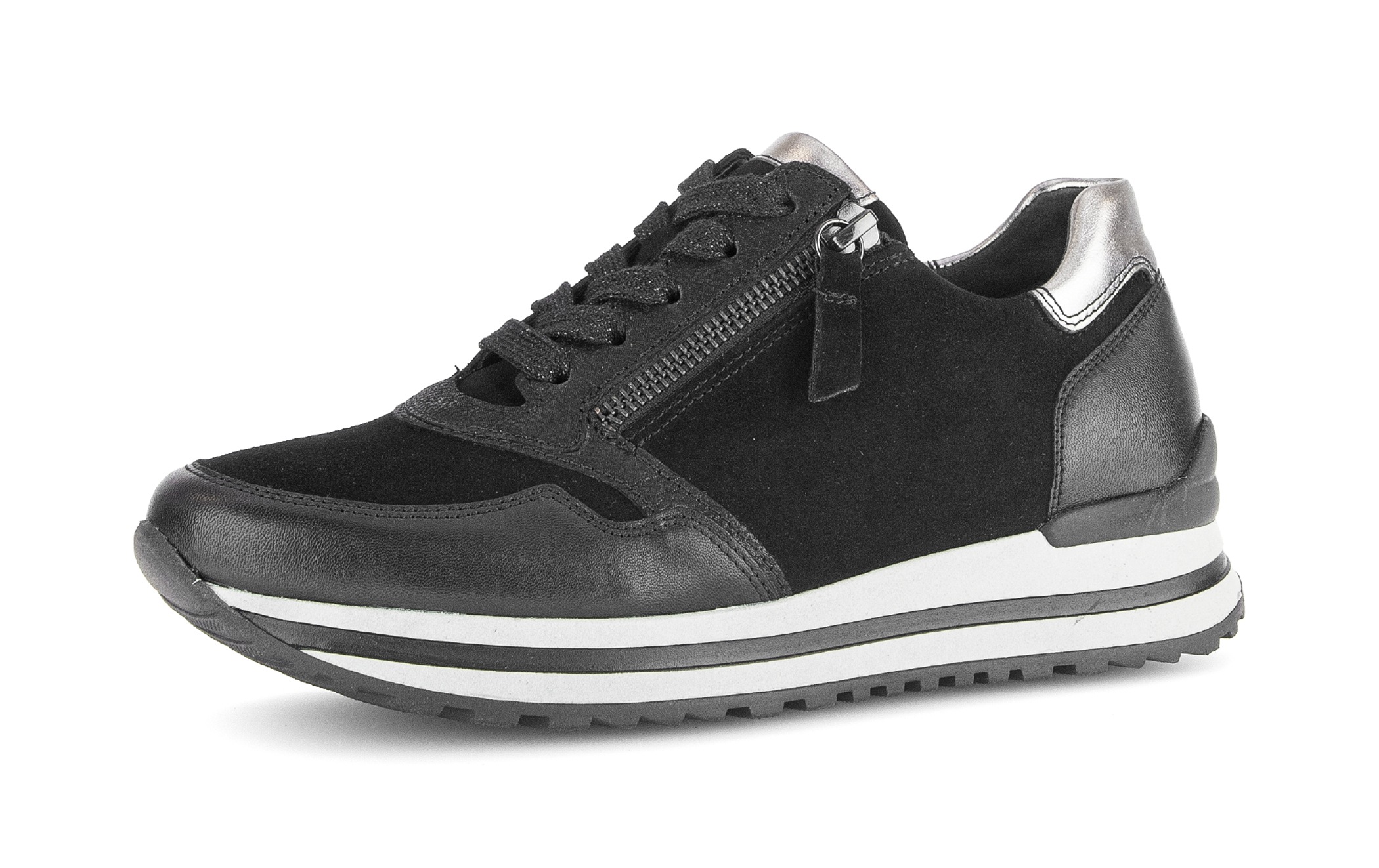 Gabor Keilsneaker "Turin", Freizeitschuh, Halbschuh, Schnürer, gepolsterter günstig online kaufen