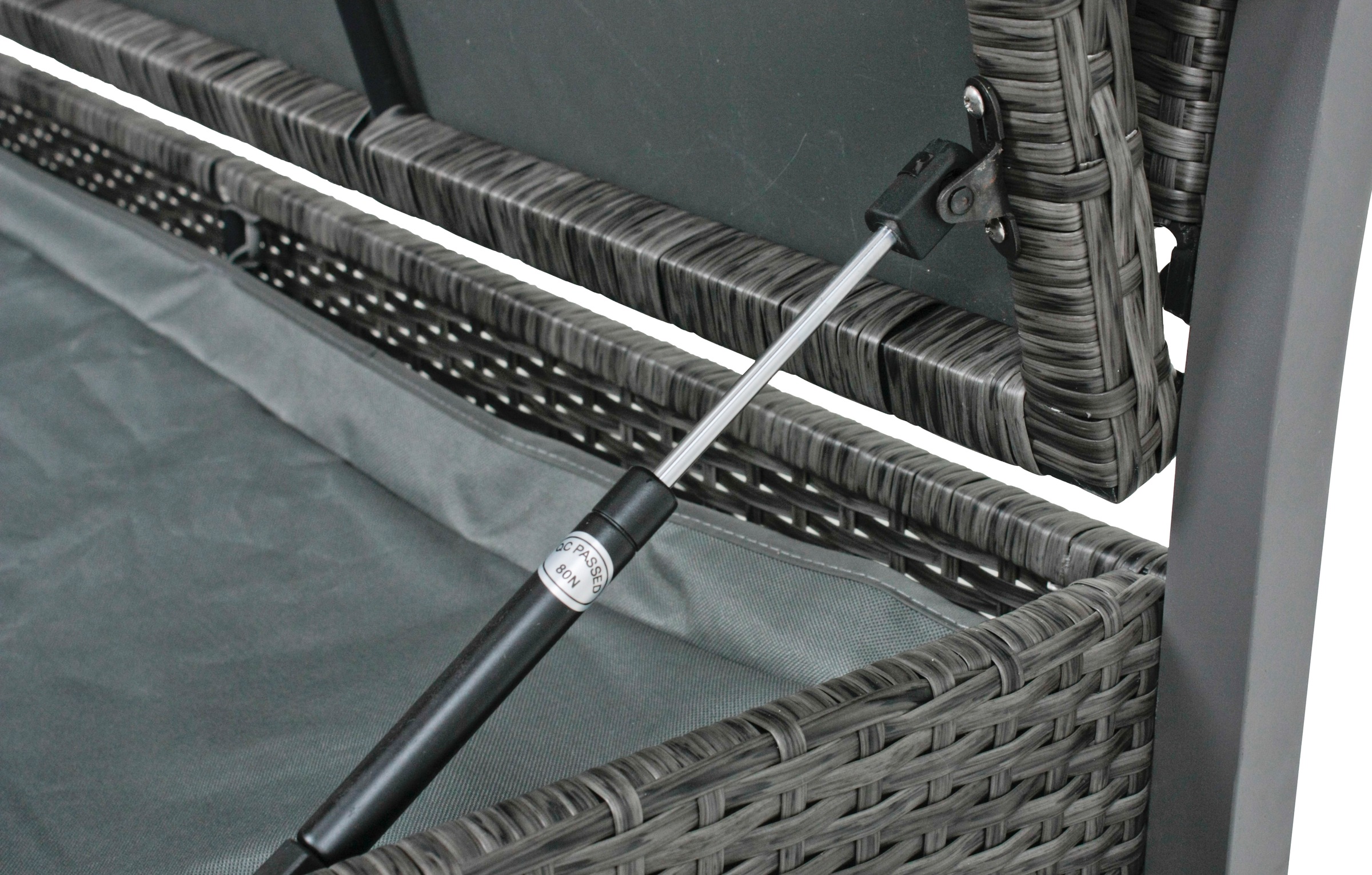GARDEN PLEASURE Ferrara Bench Dark Gray 3