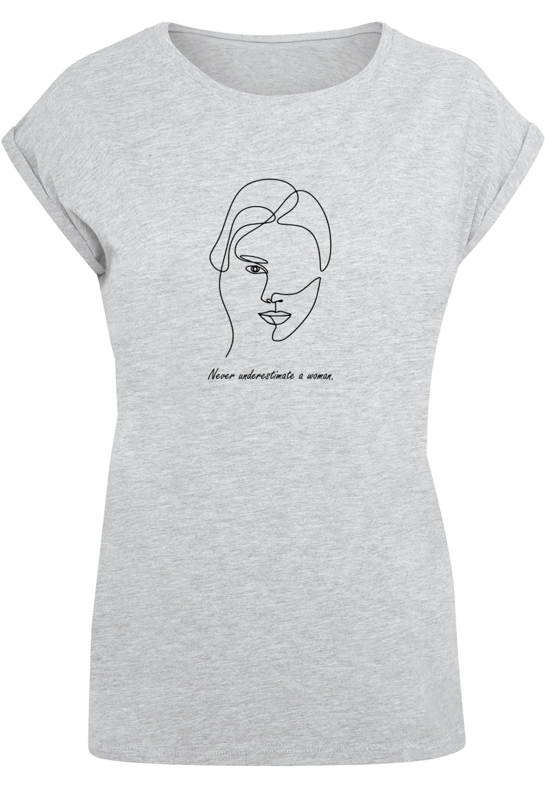 Merchcode T-Shirt "Merchcode Damen Ladies WD - Woman Figure Extended Should günstig online kaufen