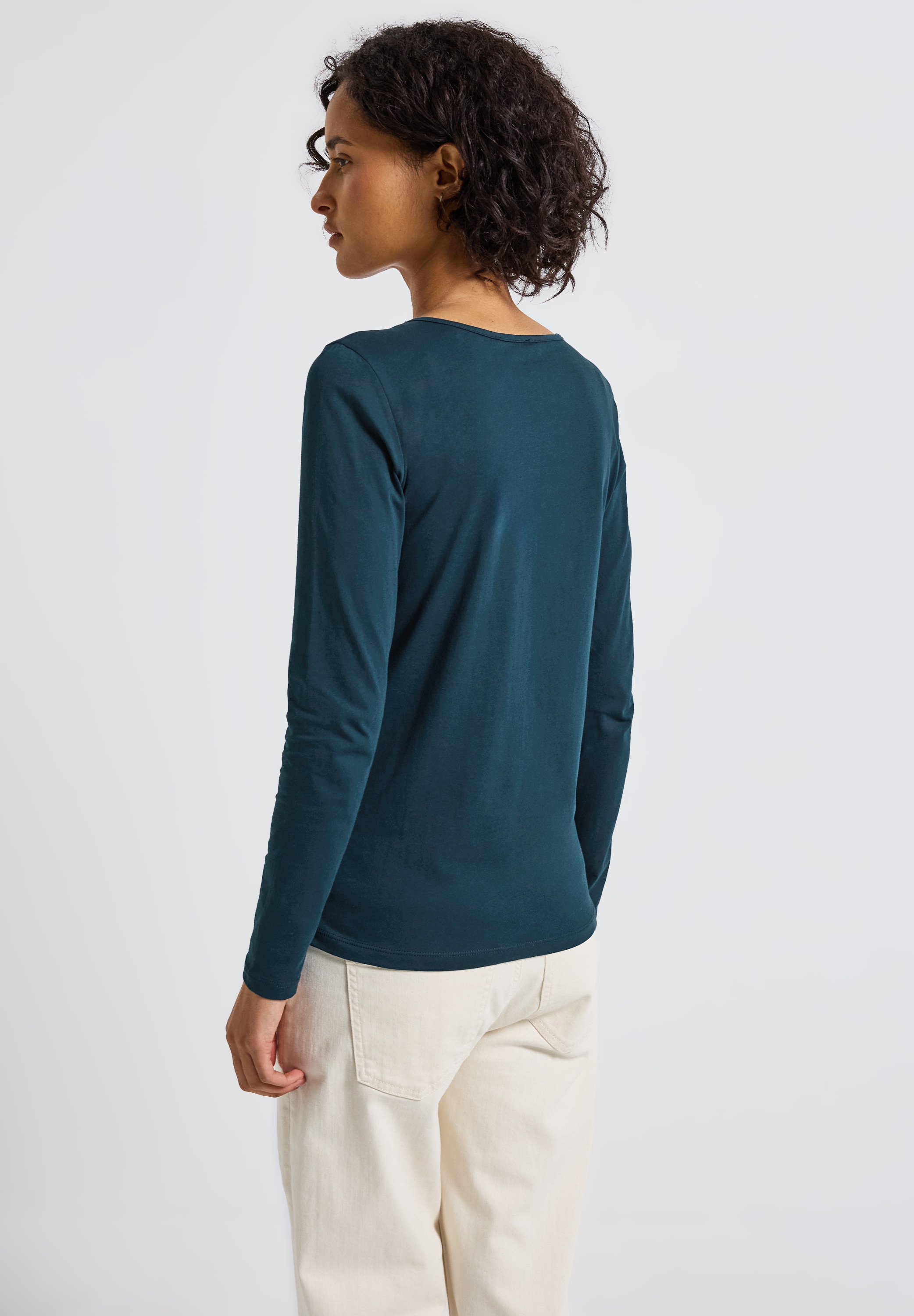STREET ONE Langarmshirt, Basic