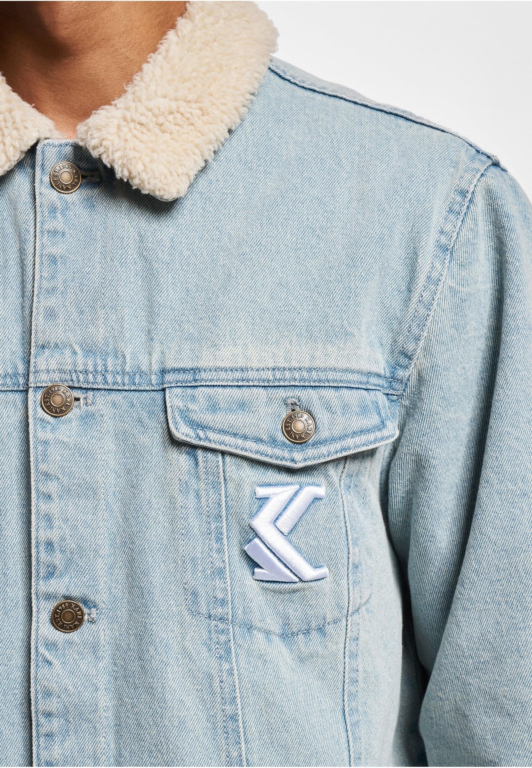 Karl Kani Trainingsjacke »Karl Kani Herren KM234-026-1 KK OG Denim Trucker Jacket«, (1 St.), ohne Kapuze