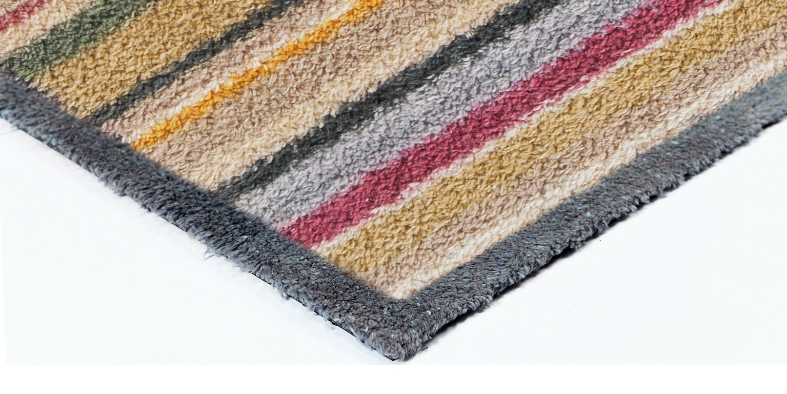 Turtle Mat Fußmatte »Muted Stripe« rechteckig 9 mm Höhe