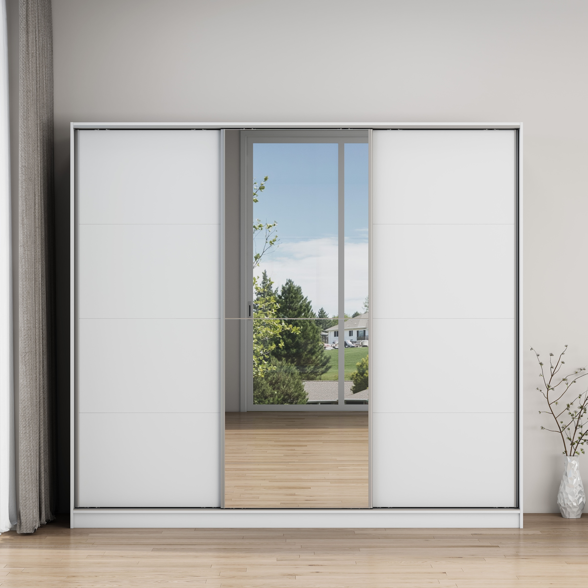 OTTO home Kleiderschrank »Trento Schlafzimmerschrank mit Premium Ausstattung &  Schiebetüren« Leichtgängige Schiebetüren mit Softclose und tolle Innenaussatttung