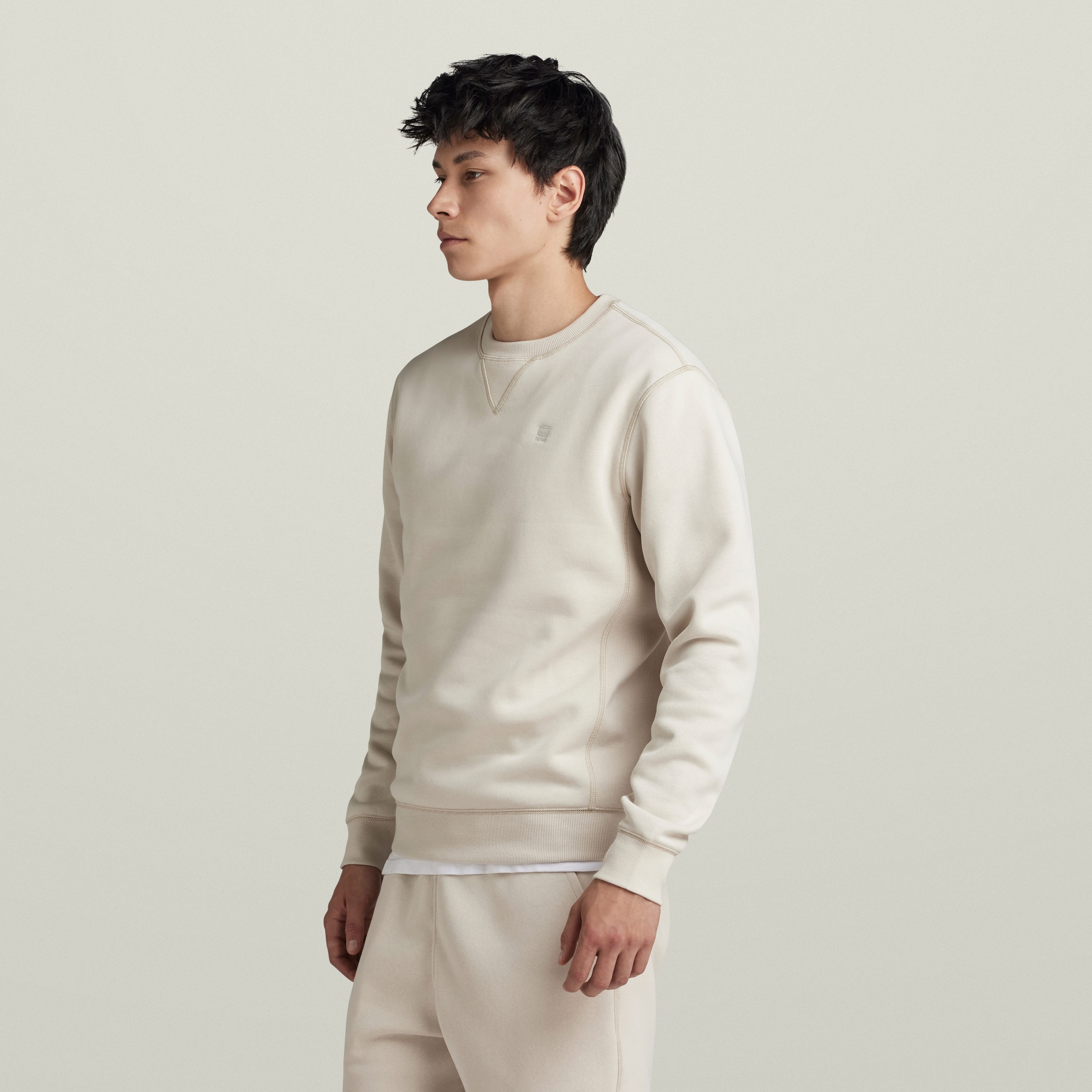G-STAR Sweatshirt "Premium Core Pacior Sweat", mit Ripp-Seiteneinsätzen günstig online kaufen