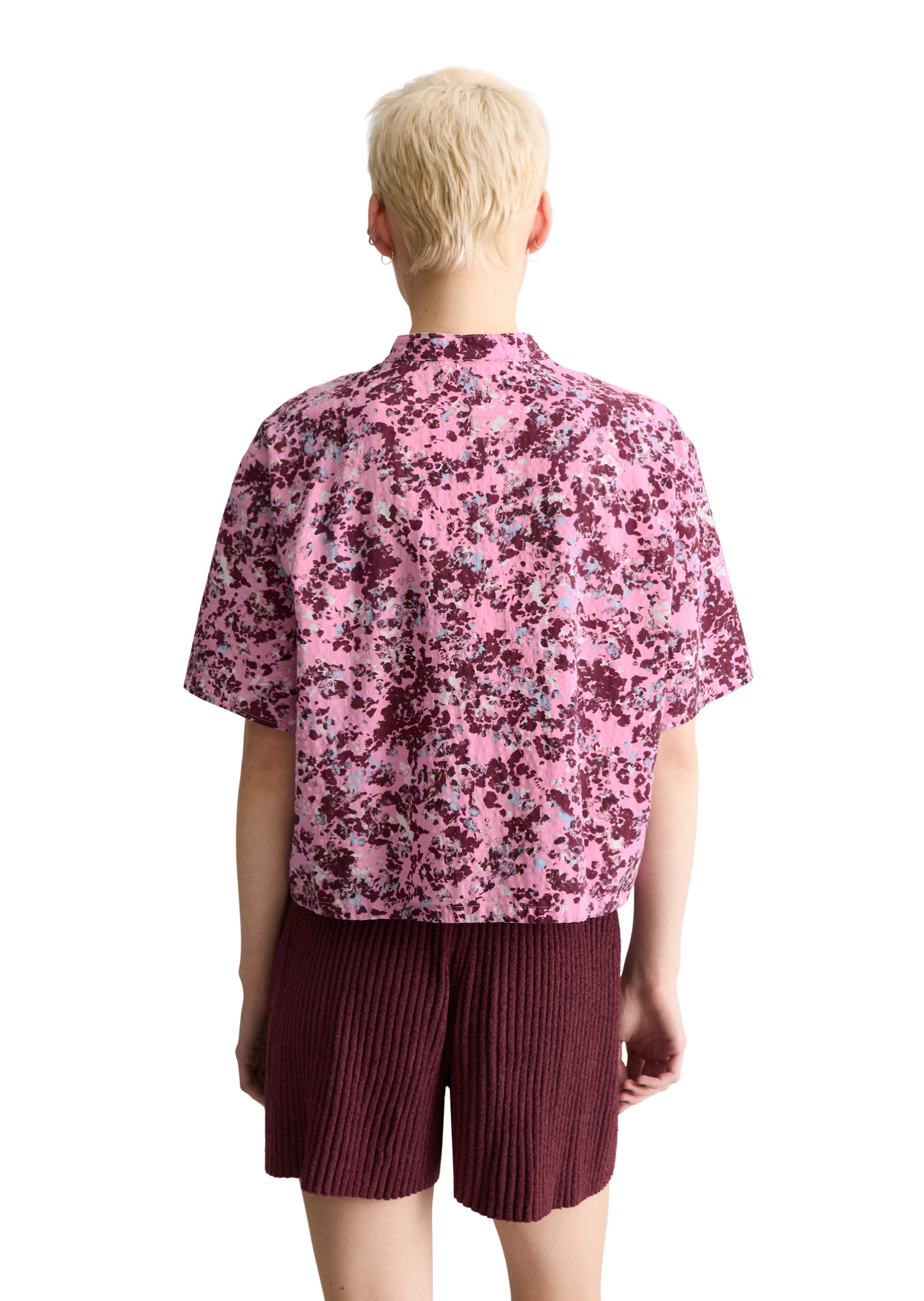 Thumbnail - Marc OPolo DENIM Kurzarmbluse "aus bedrucktem Viskose-Mix"