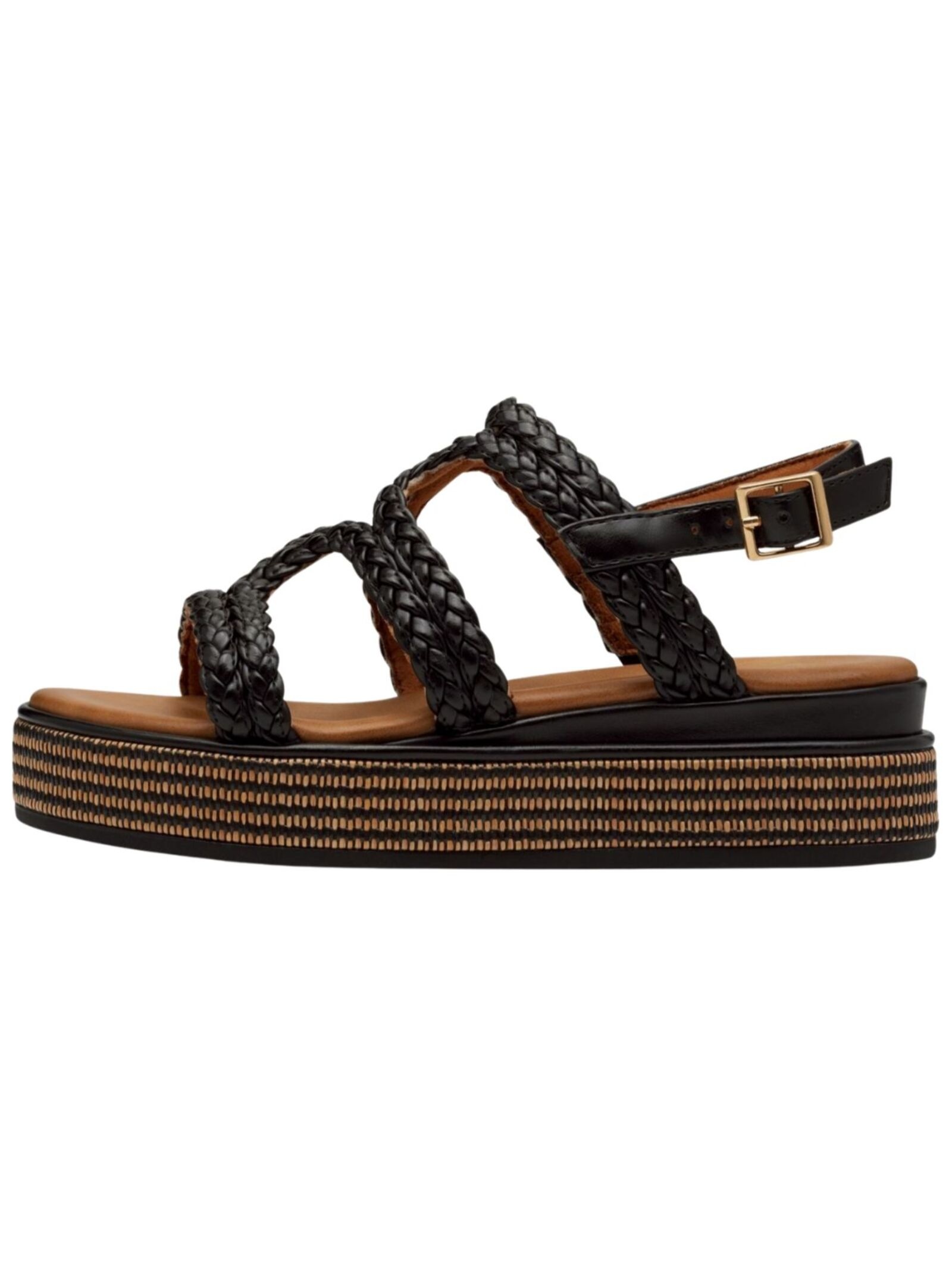 MARCO TOZZI Plateausandaletten "Marco Tozzi Sandalen Lederimitat" günstig online kaufen