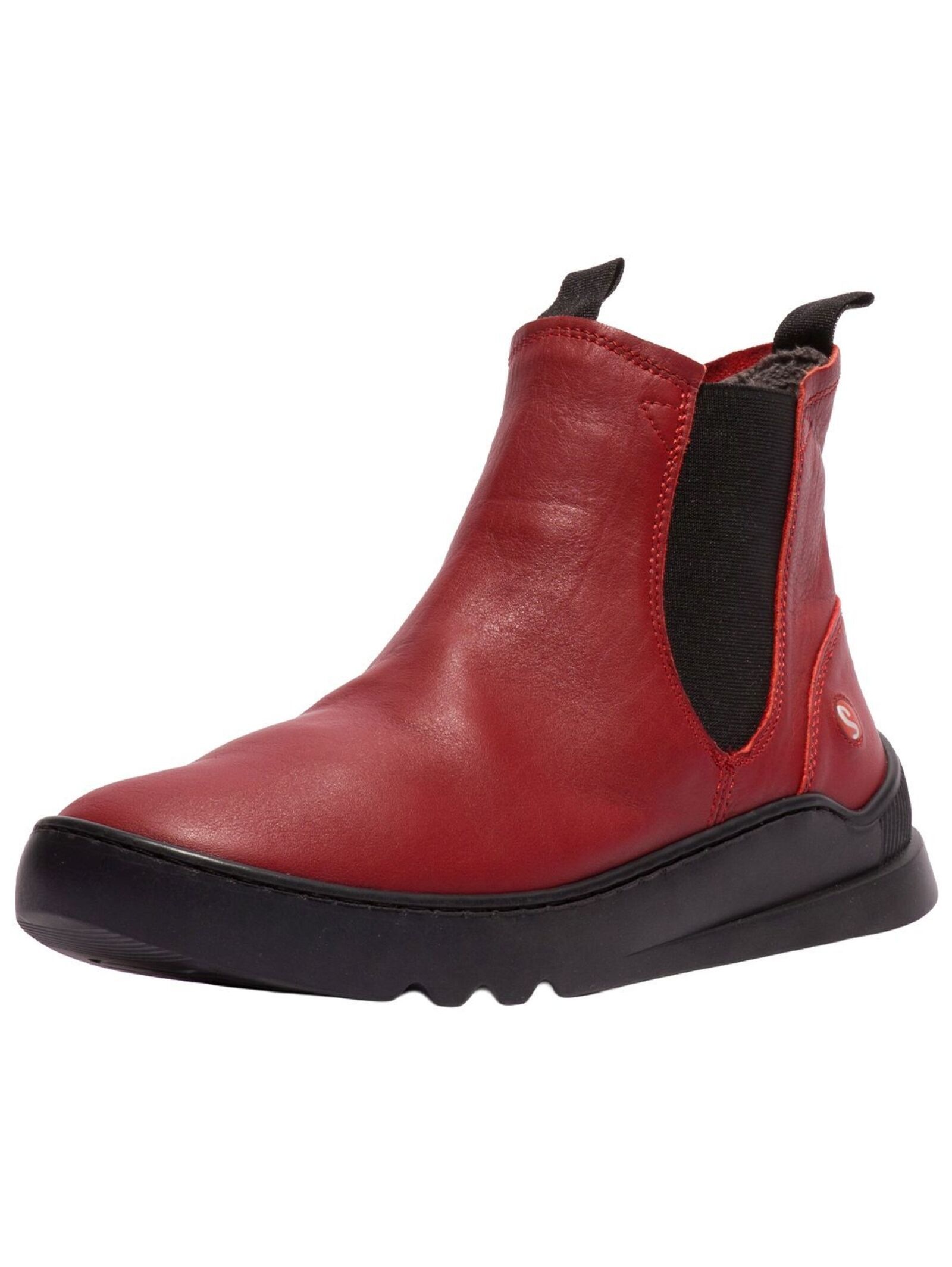 softinos Stiefelette "softinos Stiefelette Leder/Textil"