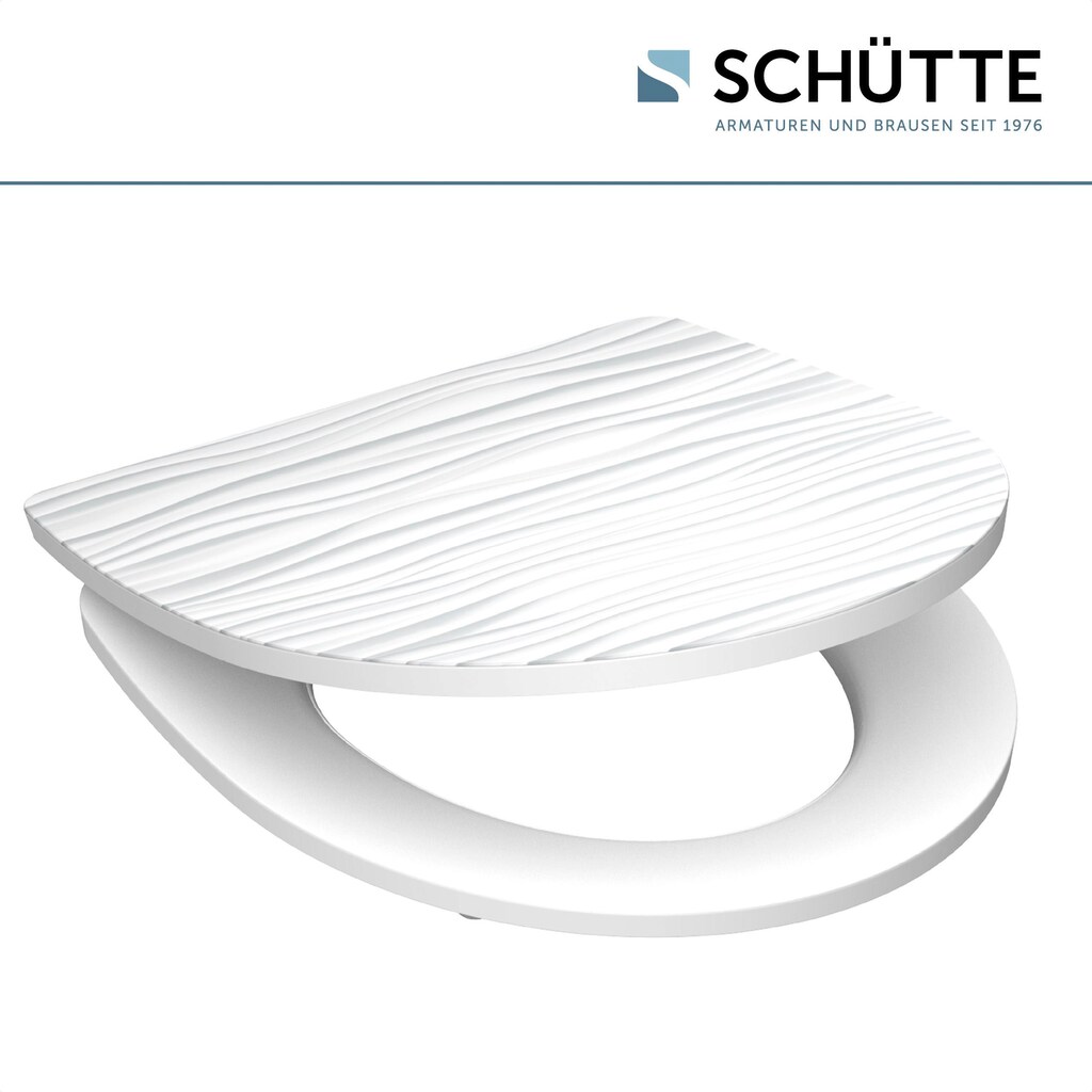 Schütte WC-Sitz »White Wave«