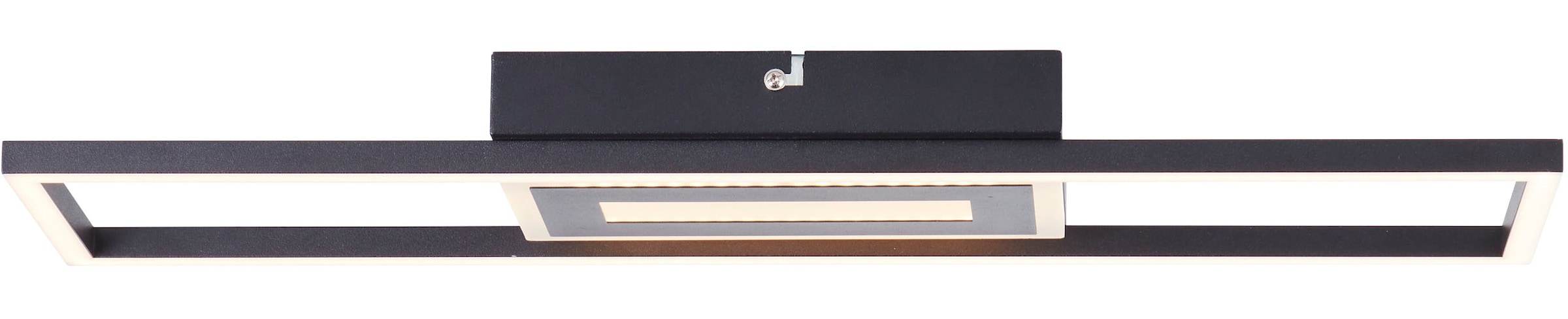BreLight LED Deckenleuchte »Besson«, 55 x 16 cm, 2900 lm, 3000 K, Metall/Kunststoff, schwarz