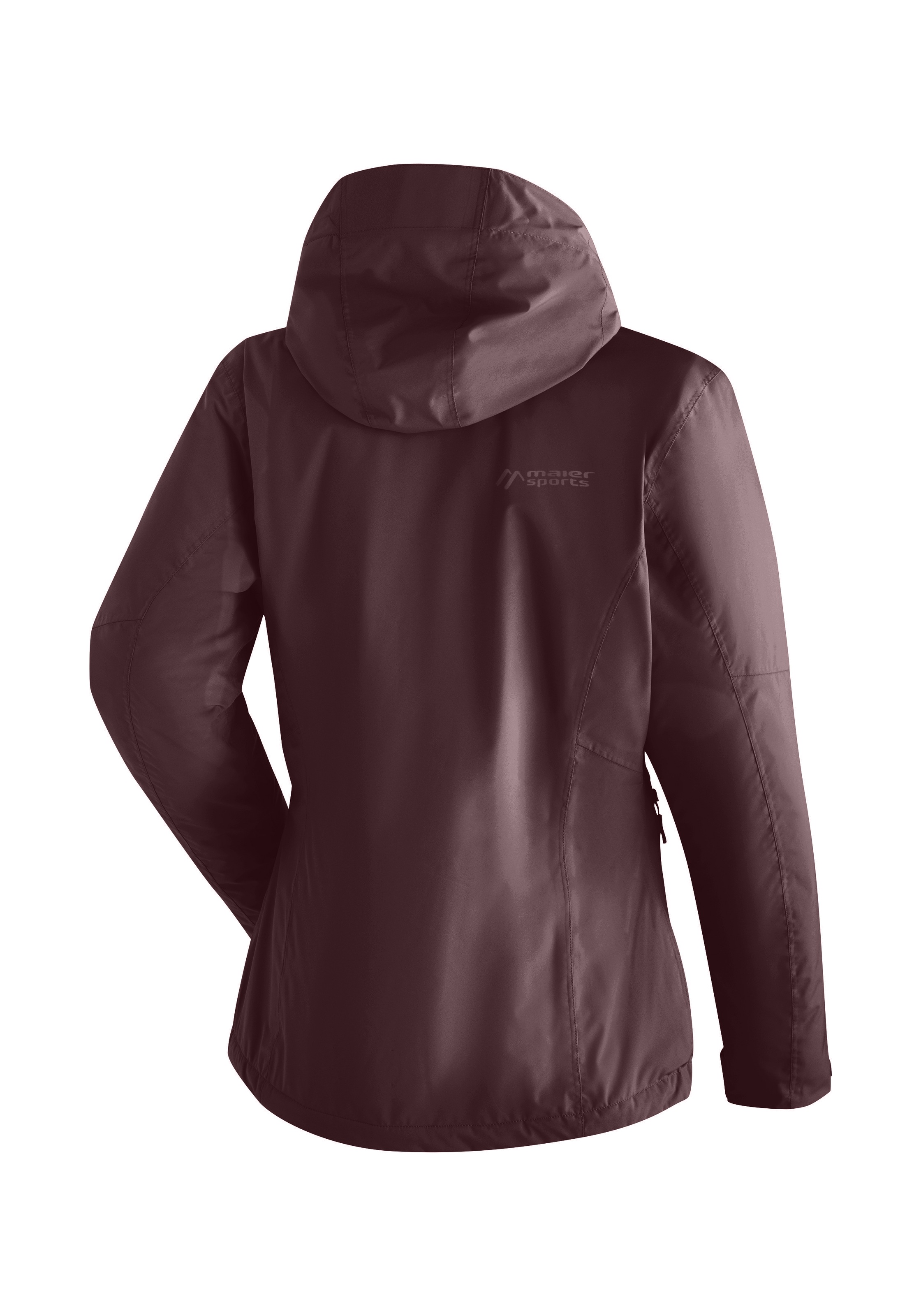 Maier Sports Regenjacke »Metor Therm Rec W« warme Damen Jacke mit Kapuze, Winterjacke wasserdicht atmungsaktiv