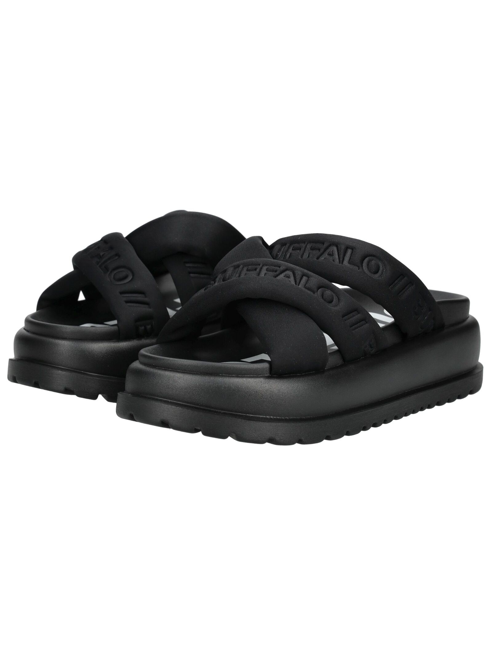 Buffalo Pantolette »Buffalo Pantoletten Lederimitat/Textil«