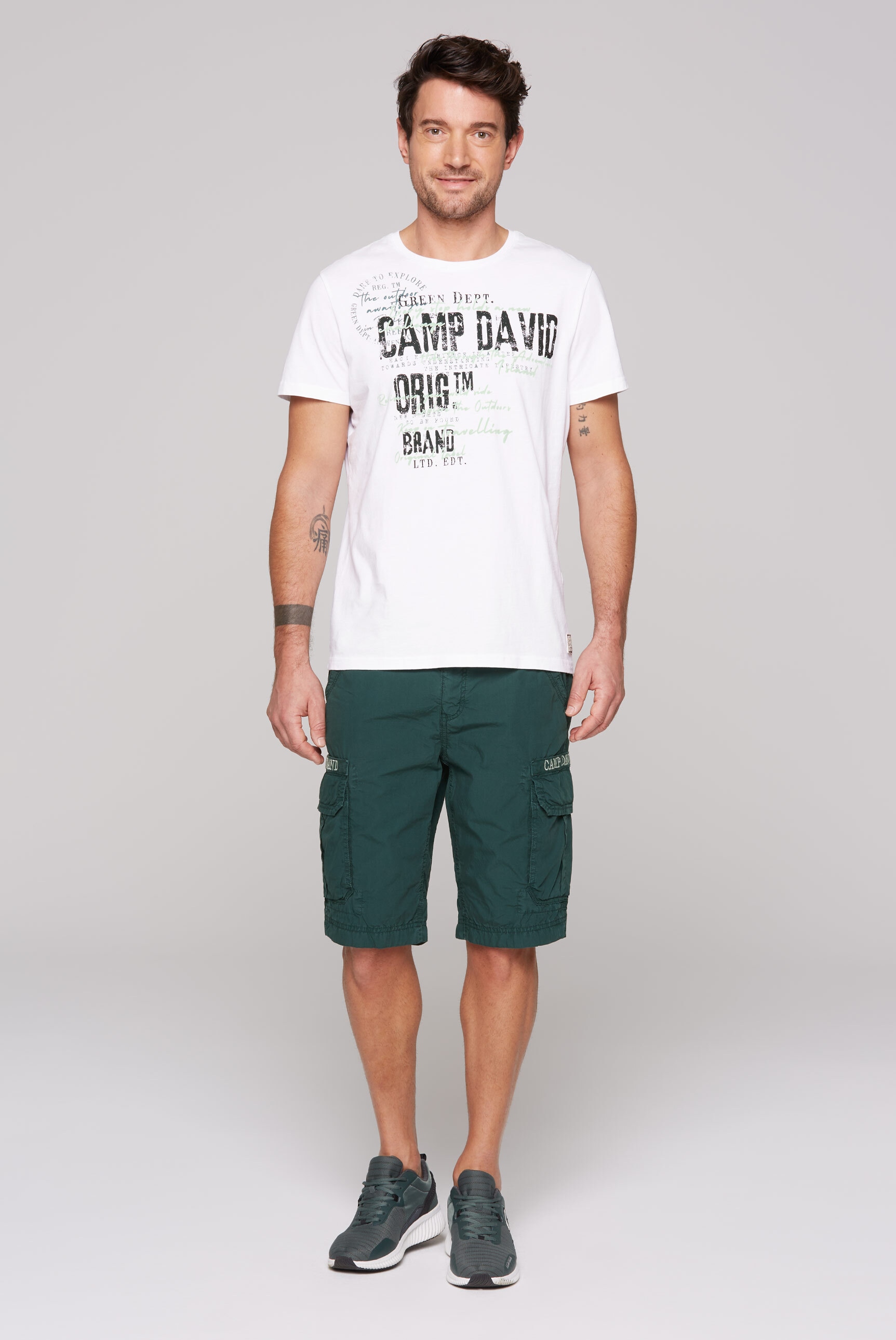 CAMP DAVID Cargoshorts, aus Baumwolle