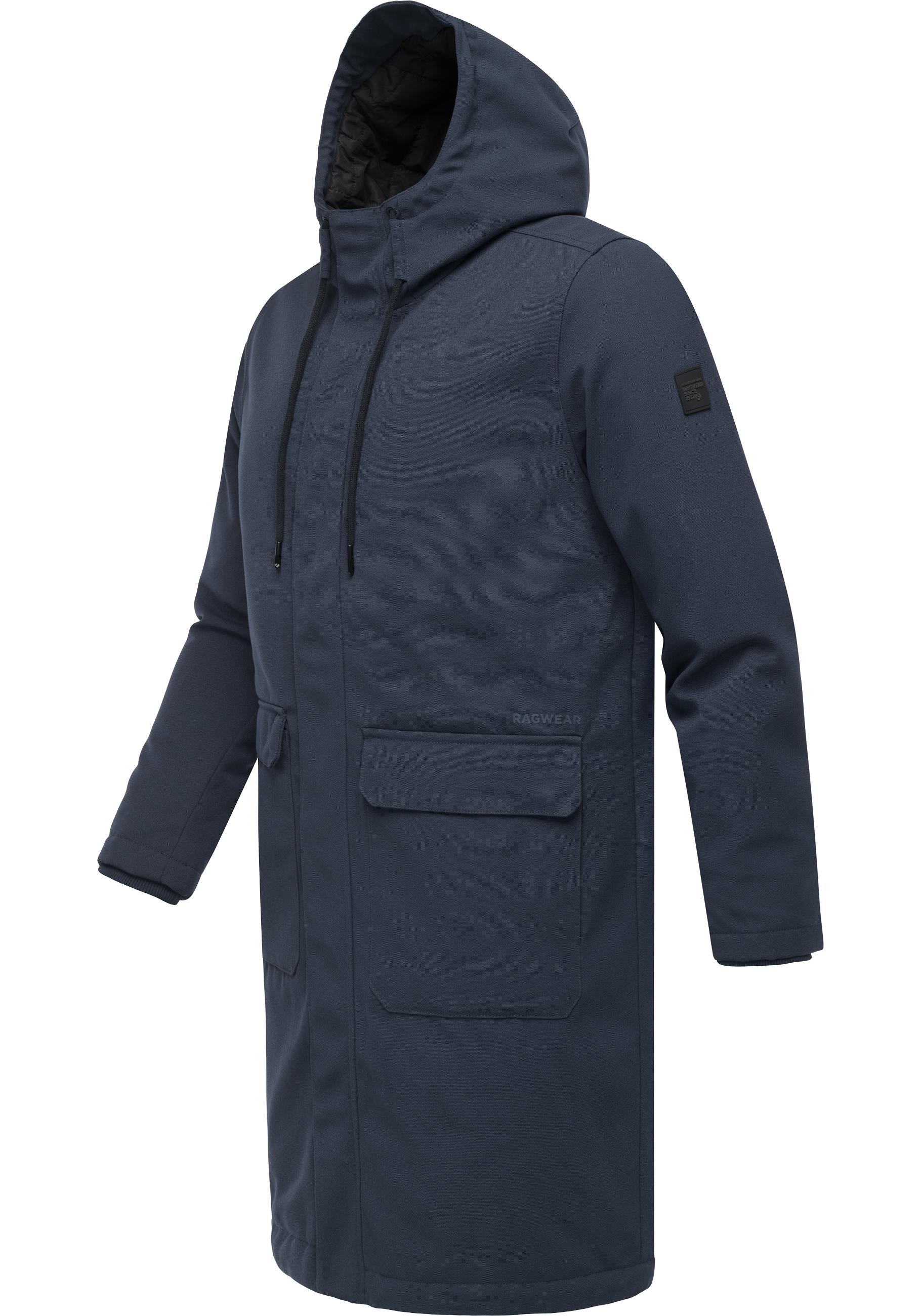 Ragwear Wintermantel "Mr Them Long", lange wasserdichte Herren Winterjacke günstig online kaufen