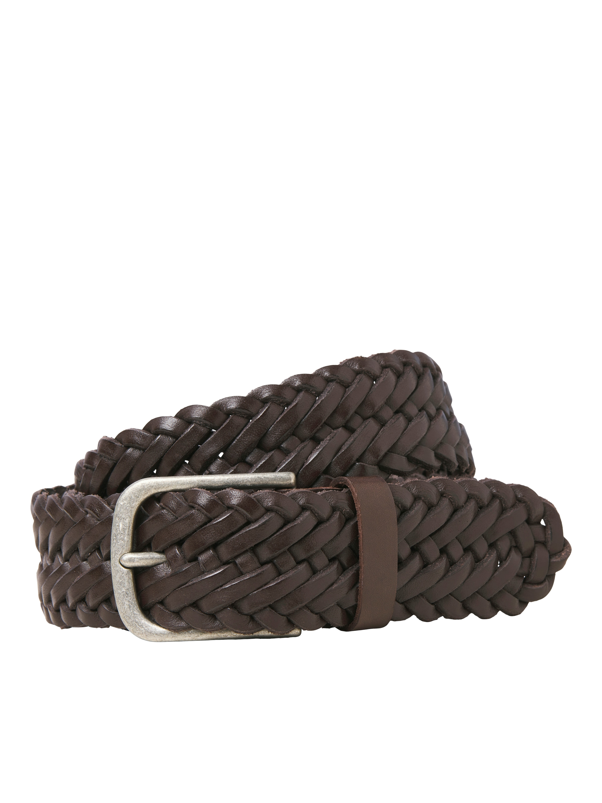 Jack & Jones Ledergürtel "JACJOE BRAIDED LEATHER BELT" günstig online kaufen