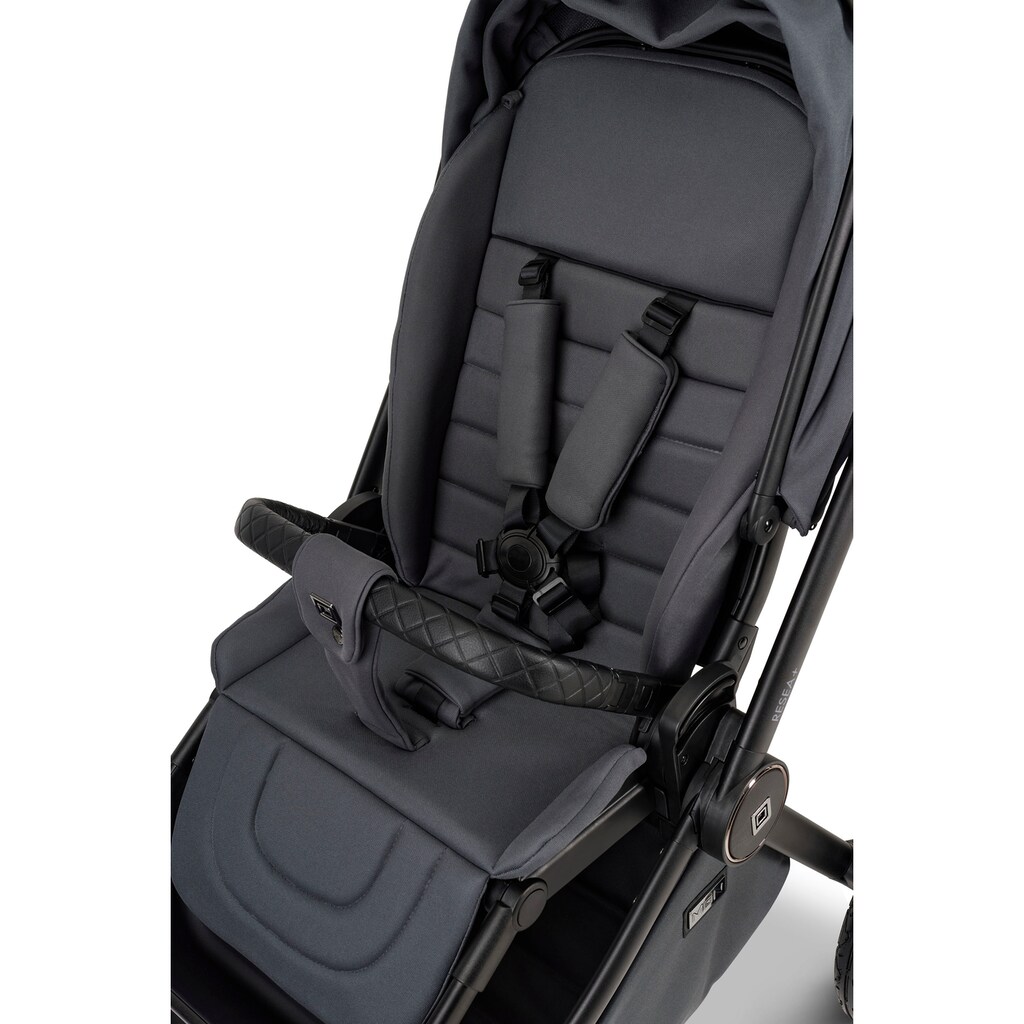 Moon Kombi-Kinderwagen »Resea+, anthrazit/black melange«