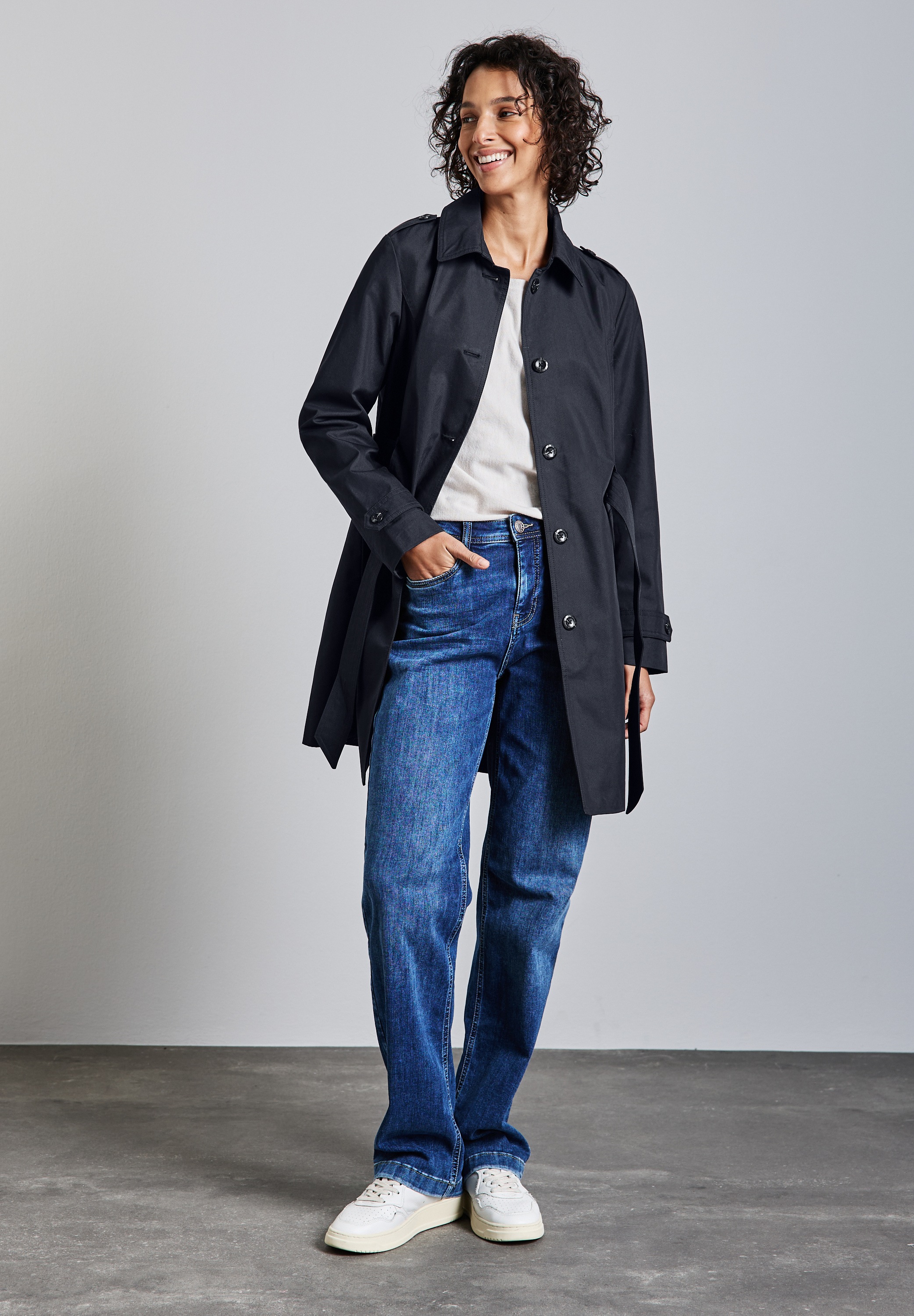 Thumbnail - STREET ONE Trenchcoat, mit Bindegürtel