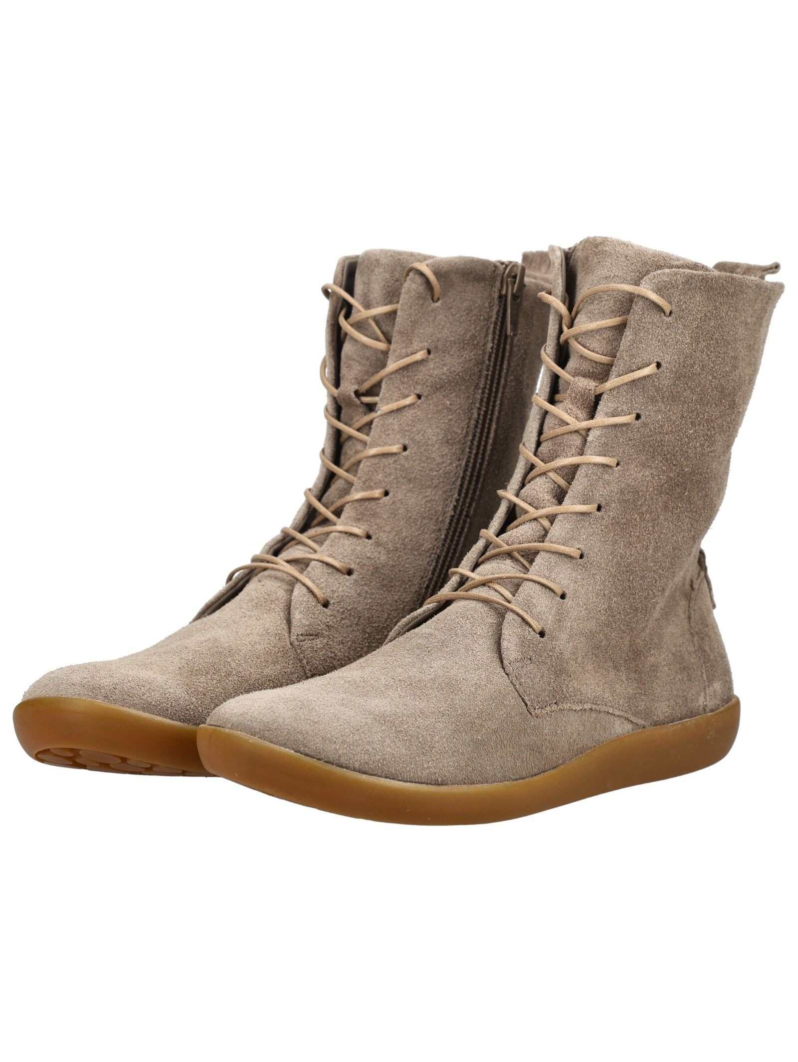 Think! Schnürstiefelette »Think! Stiefelette Veloursleder«