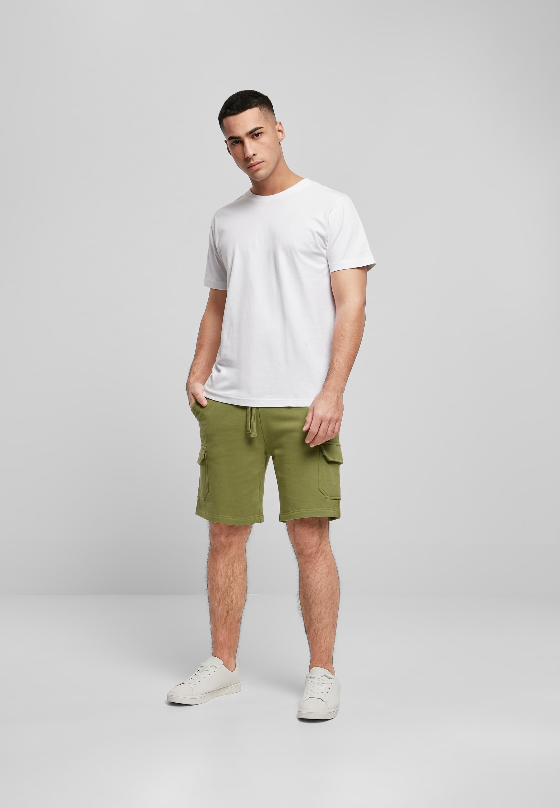 URBAN CLASSICS Sweatshorts »Urban Classics Herren Organic Cargo Sweatshorts«, (1 tlg.)