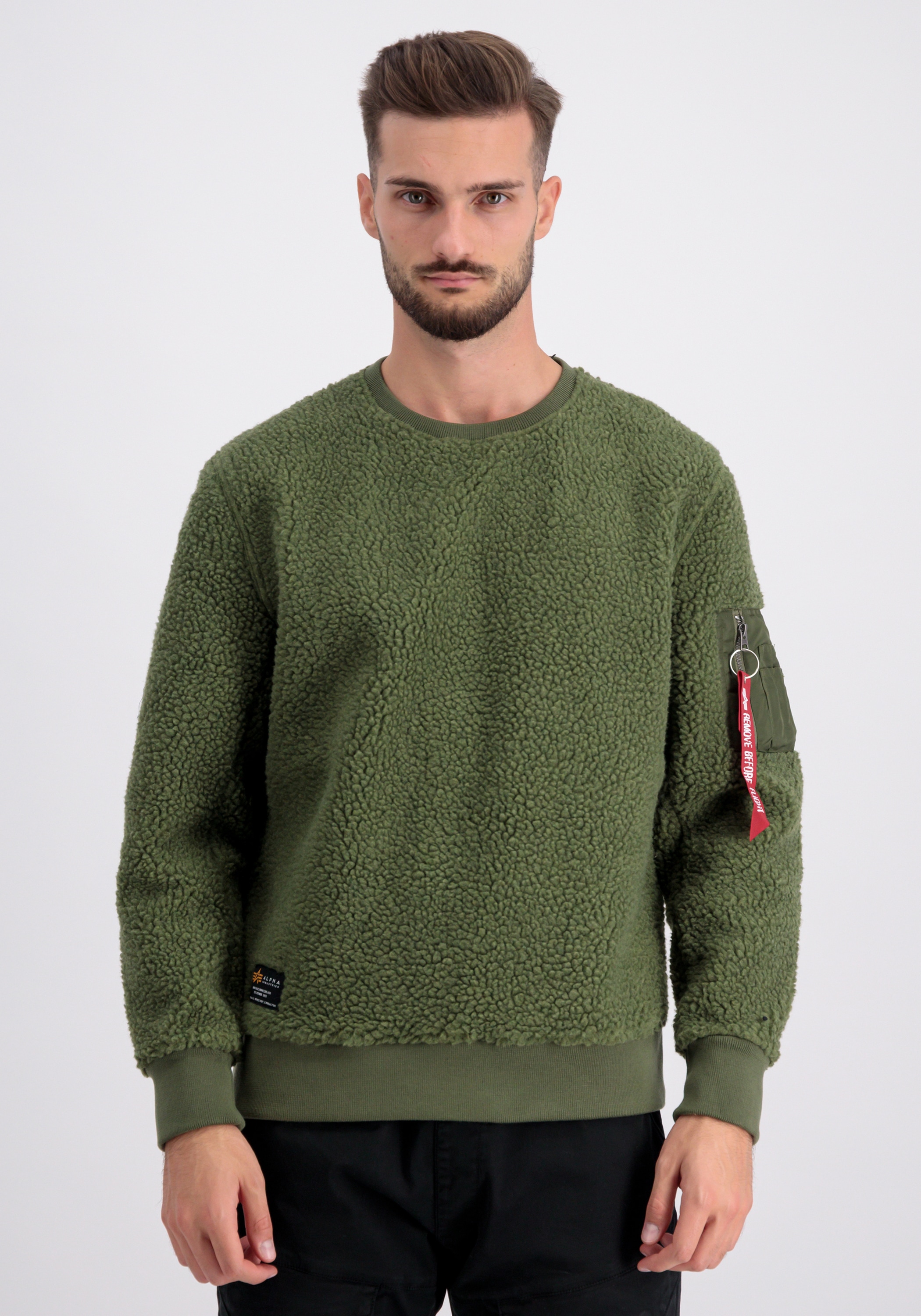Alpha Industries Sweater "Teddy Sweater" günstig online kaufen