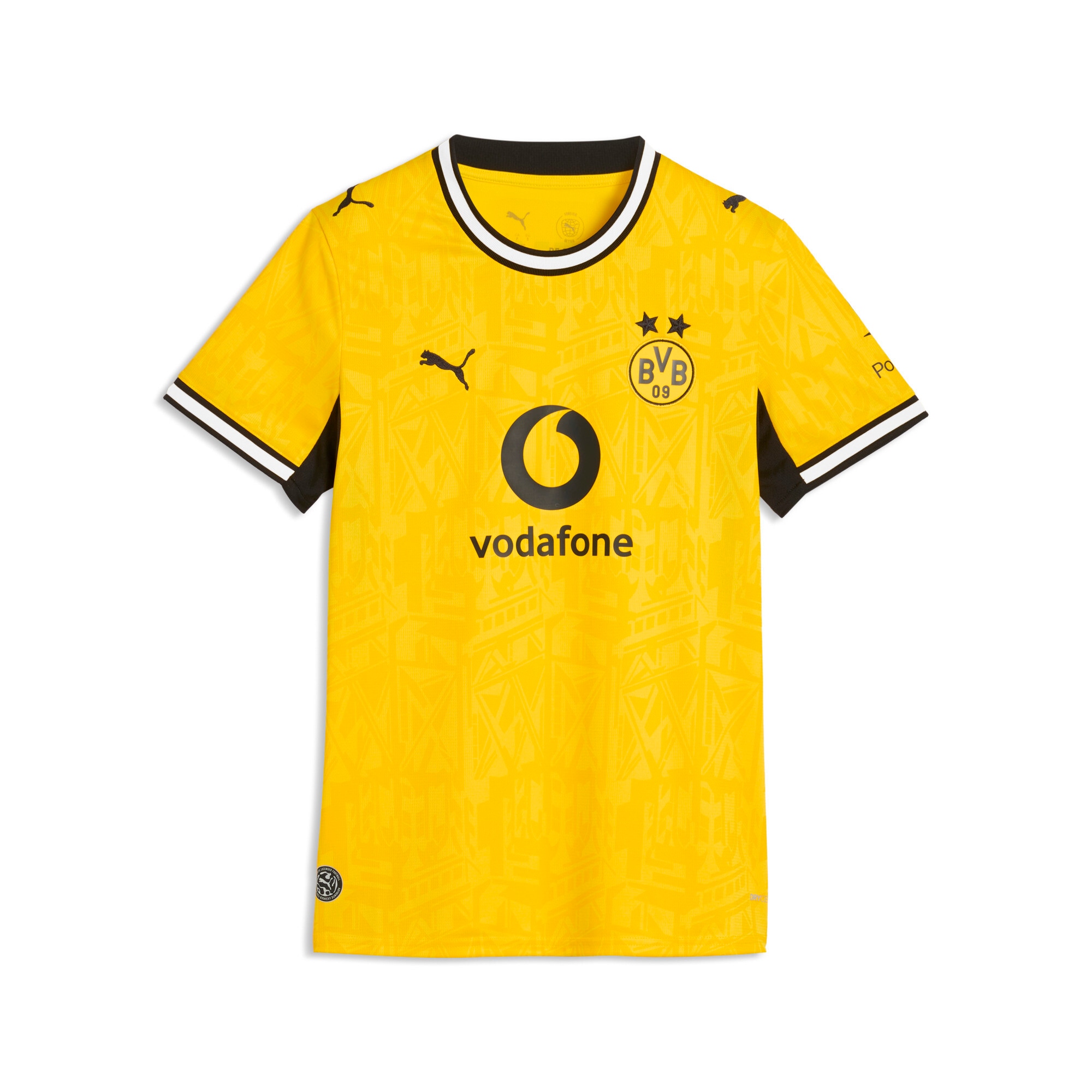 PUMA Fußballtrikot "BVB HOME JERSEY REPLICA W" mit DryCELL Technologie, atmungsaktiv, mit Rundhalsausschnitt
