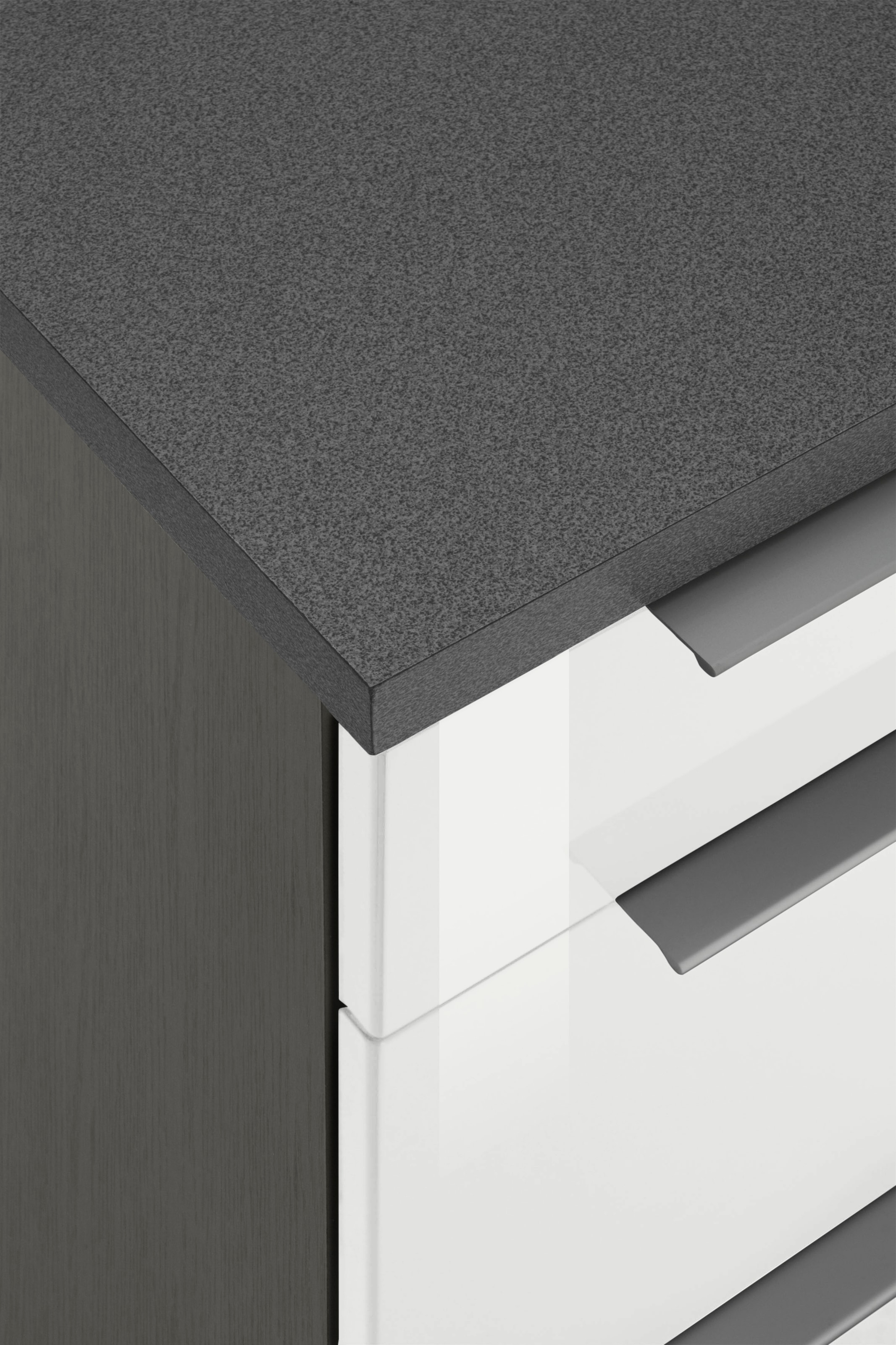 KOCHSTATION Küchenzeile »KS-Brindisi« Breite 210 cm, wahlweise mit E-Geräten, mit MDF-Fronten