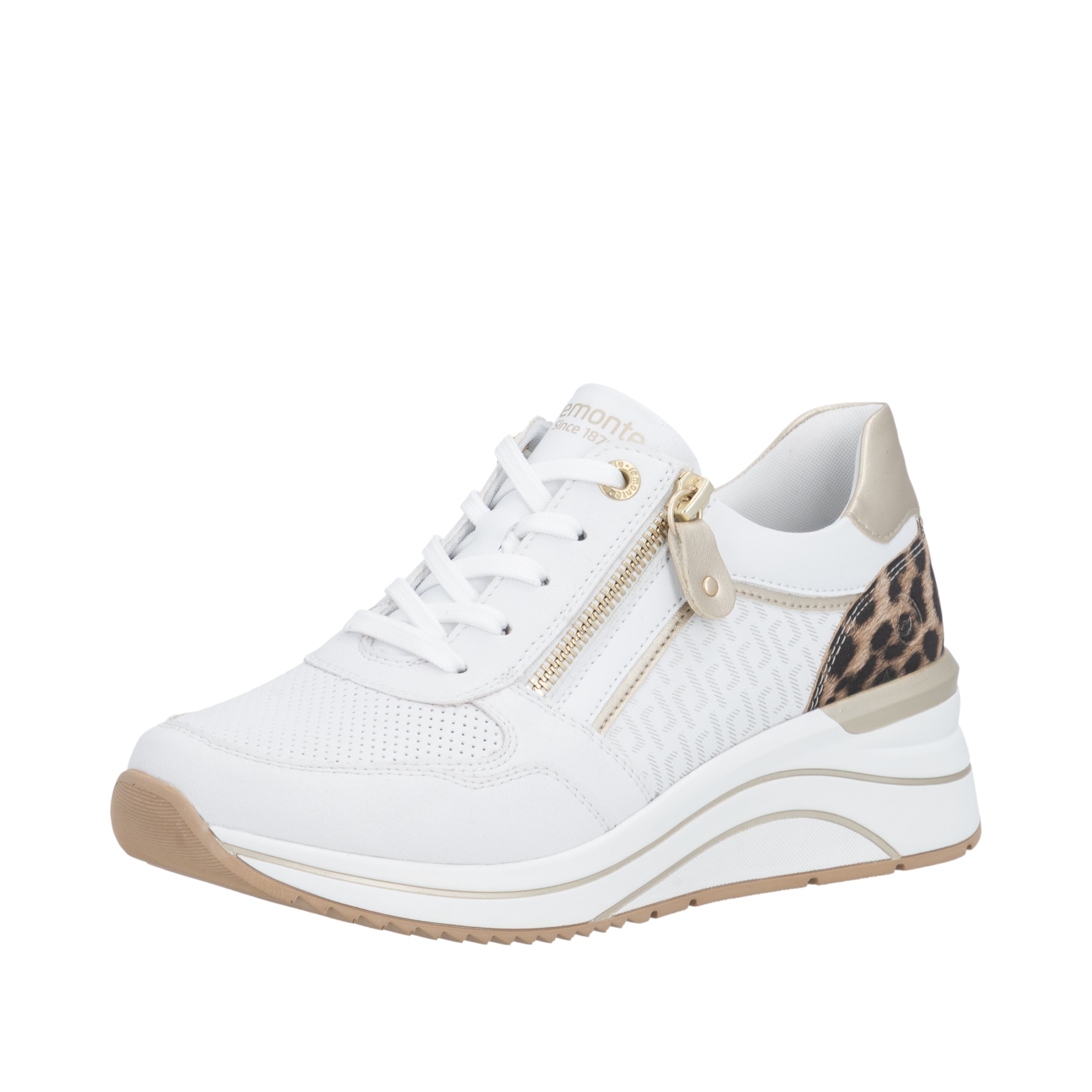 Remonte Keilsneaker Freizeitschuh, Halbschuh, Schnürer mit seitlichem Reißv günstig online kaufen