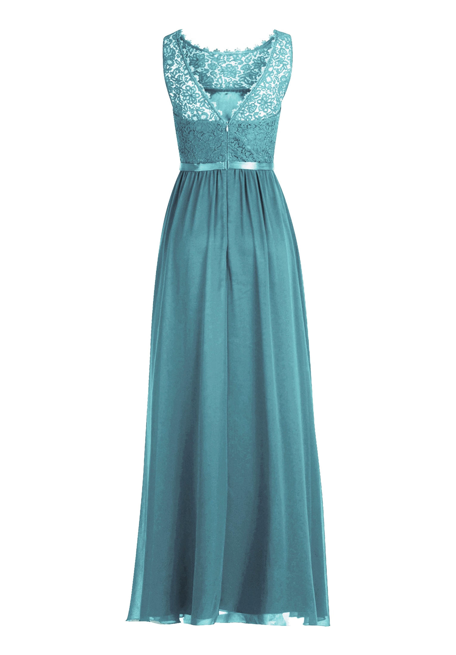 Vera Mont Abendkleid »Vera Mont Damen Abendkleid mit Spitze«, Bogenkante