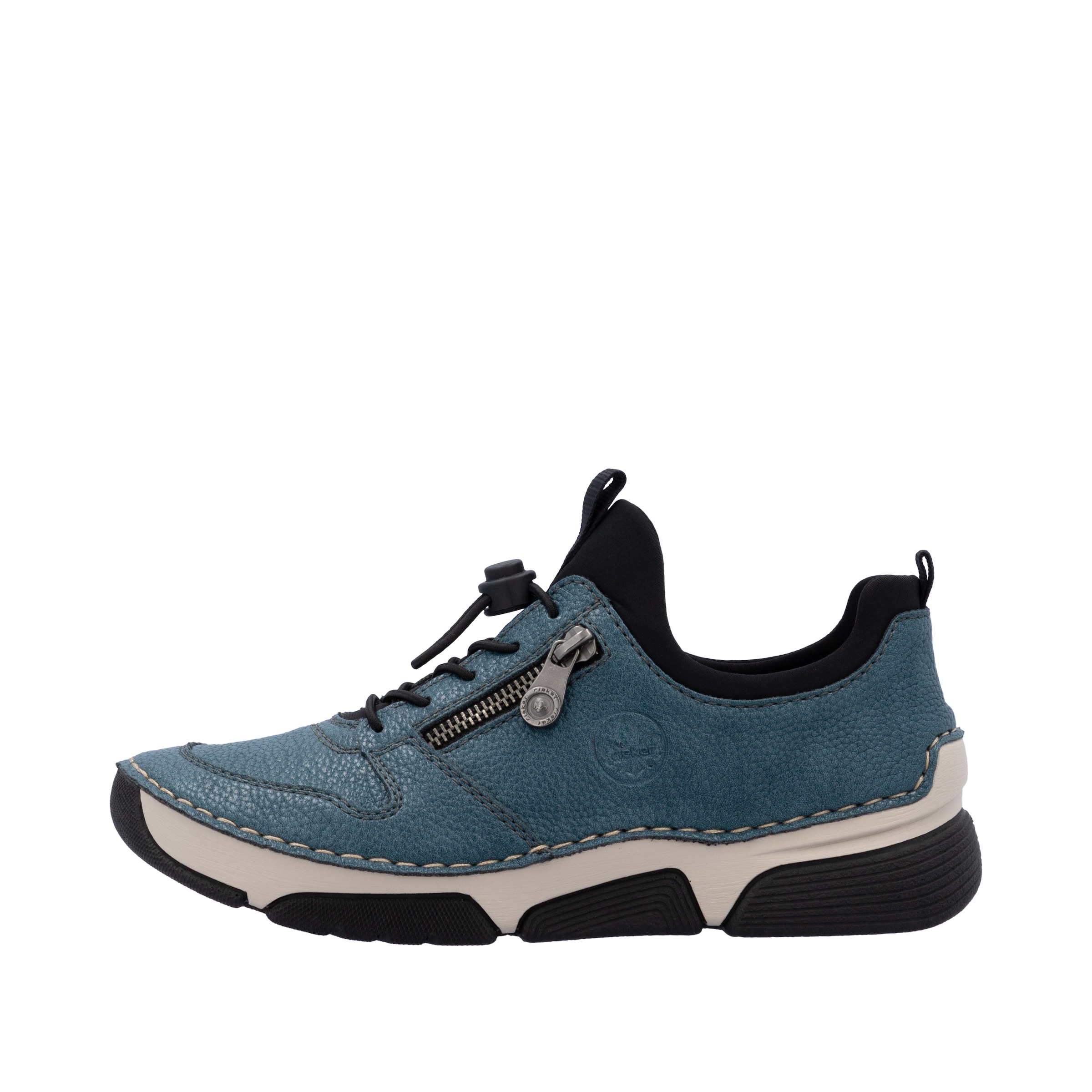 Rieker Slip-On Sneaker, Schlupfschuh, Halbschuh, Freizeitsneaker, Gummizug, Schnellverschluss
