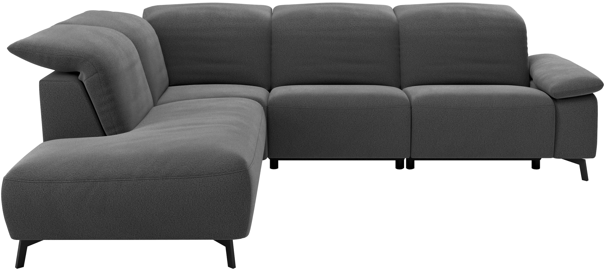 Musterring Ecksofa "MR 370, intelligenter Komfort im modernen Design" Optionale Relaxfunktion, flexible Kopfteile & klappbare Armlehnen