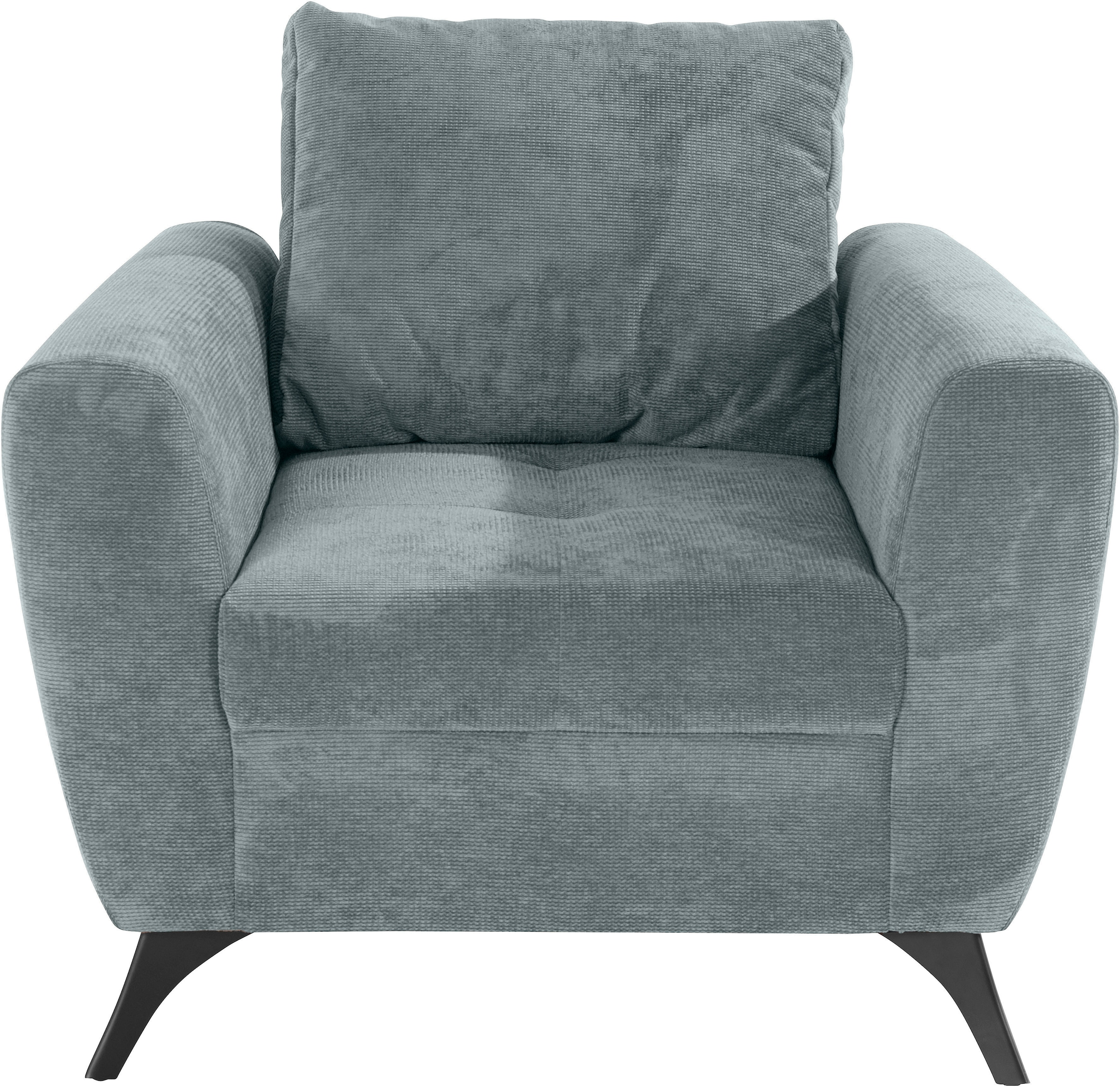 INOSIGN Sessel »Lörby«, auch mit Aqua clean-Bezug, feine Steppung im Sitzbereich, lose Kissen