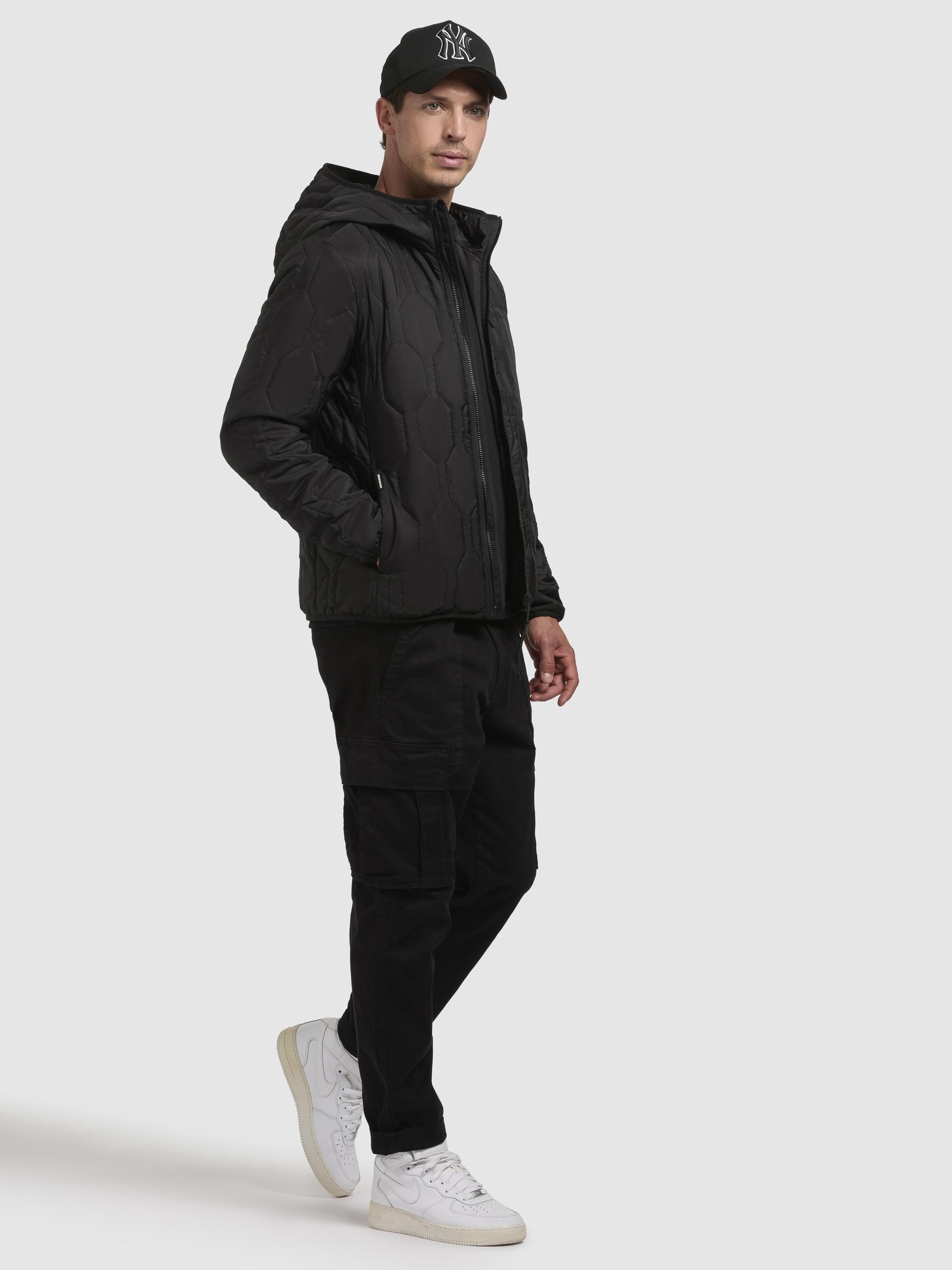 khujo Steppjacke »RHEIN«, mit Kapuze