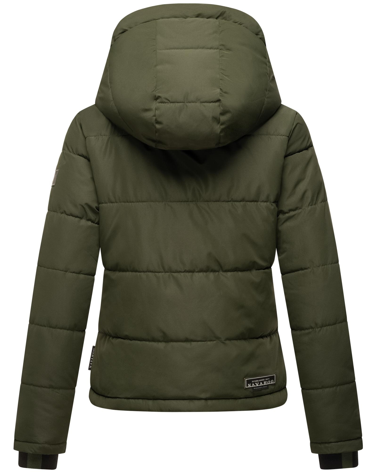 Navahoo Steppjacke »Mit Liebe XIV«, mit Kapuze, Warme gesteppte Damen Winterjacke mit kuscheligem Kragen