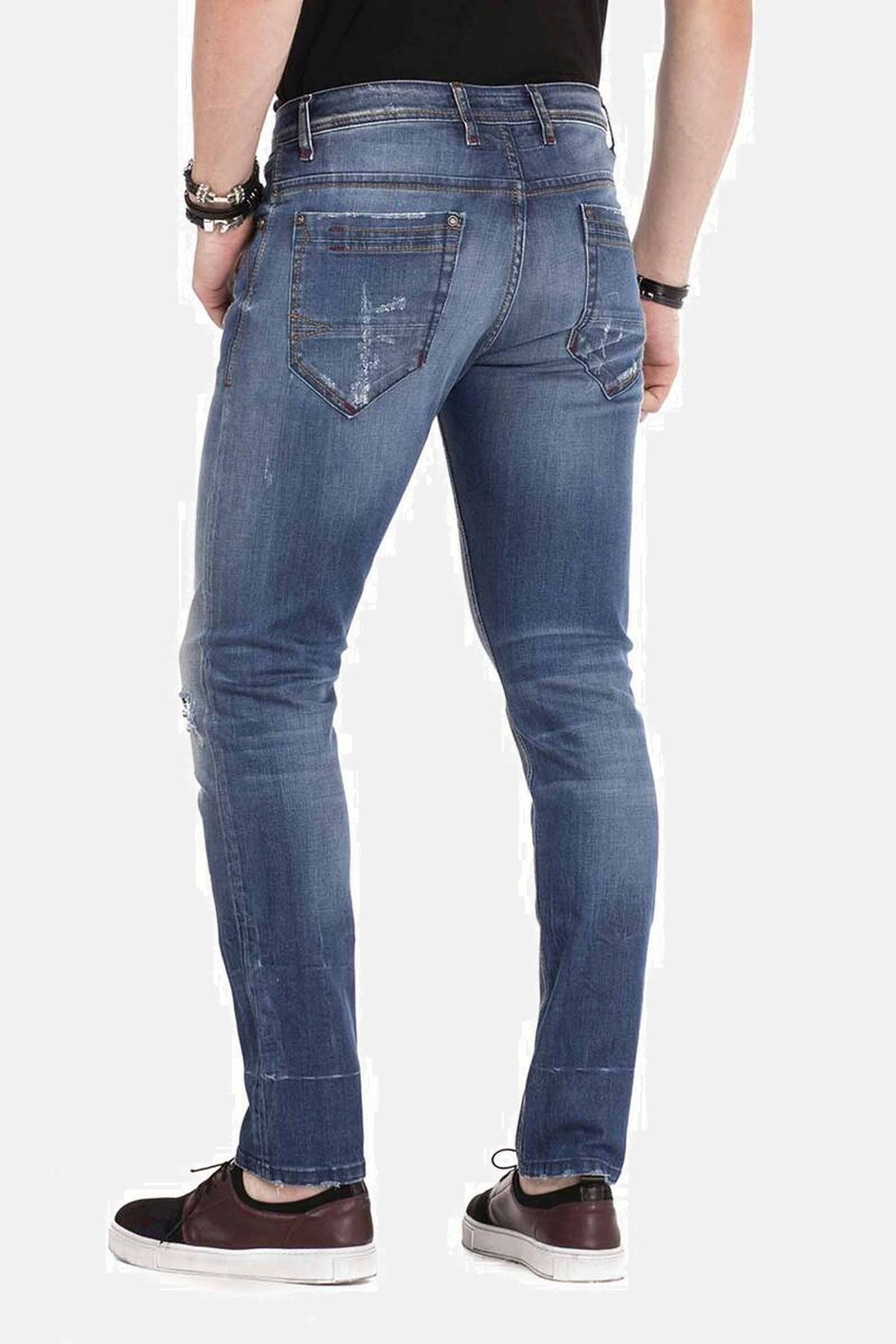 Cipo & Baxx Slim-fit-Jeans »Jeans«, im Destroyed-Look, CD-475